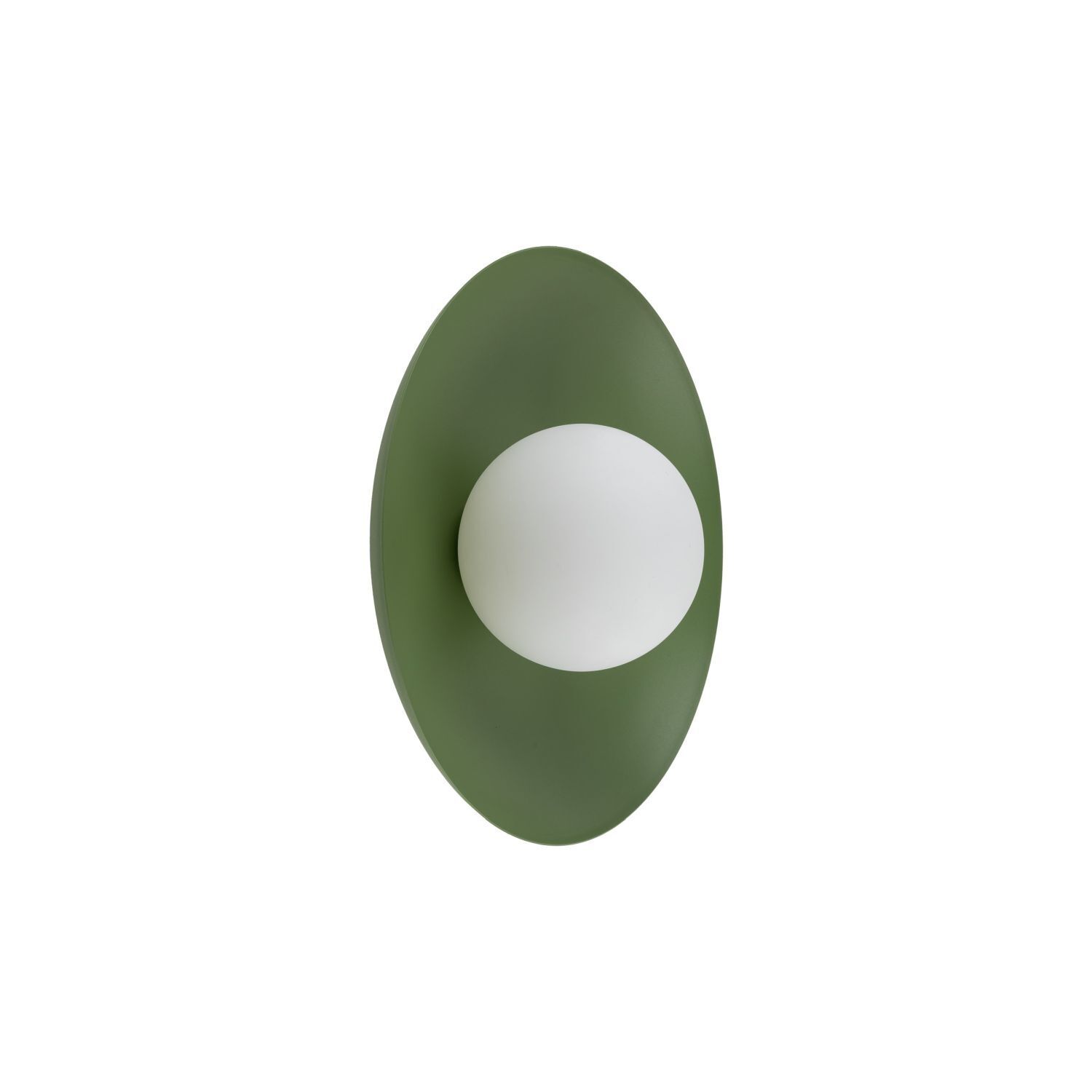 Applique verte Boule de verre à faible éblouissement G9 L:28 cm confortable