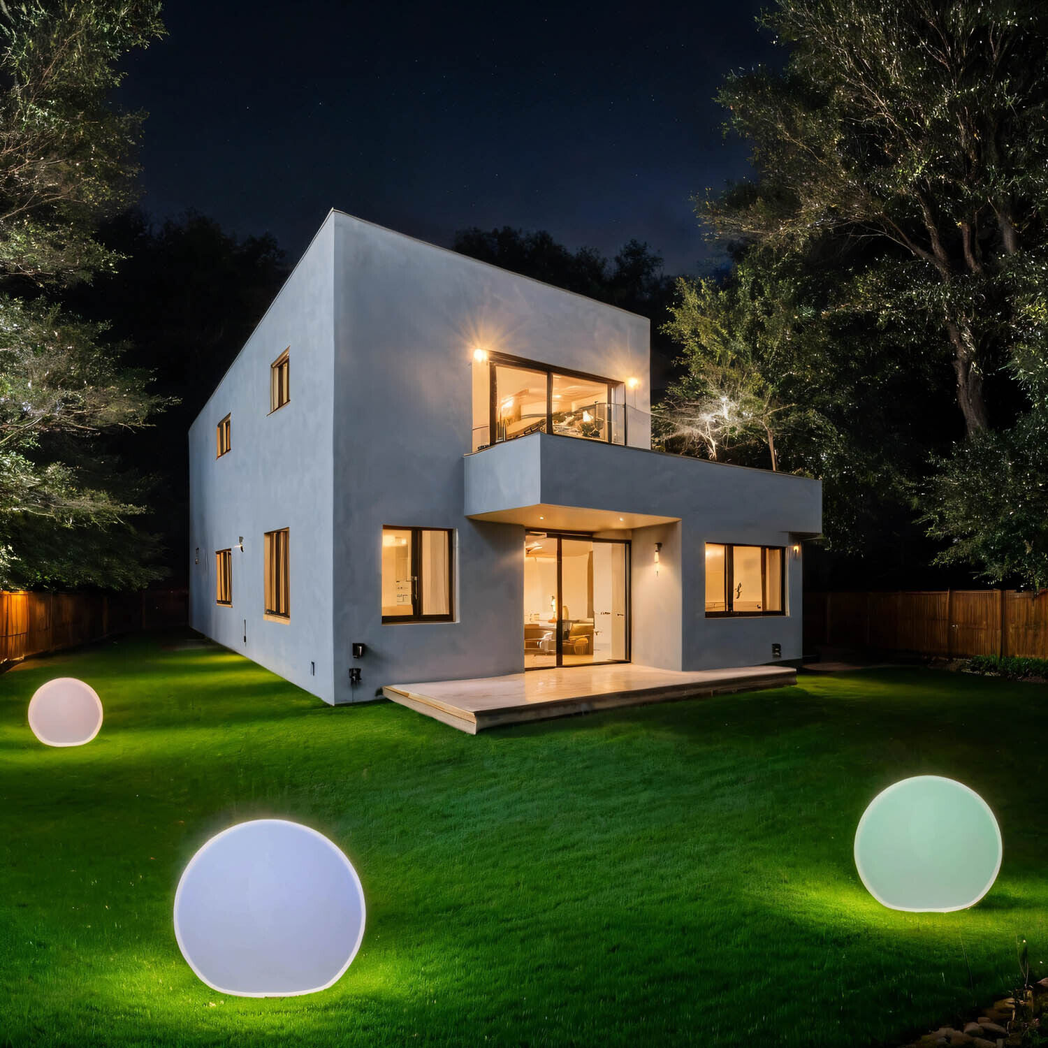 Gras, Haus, Wohnen, Villa, Rasen