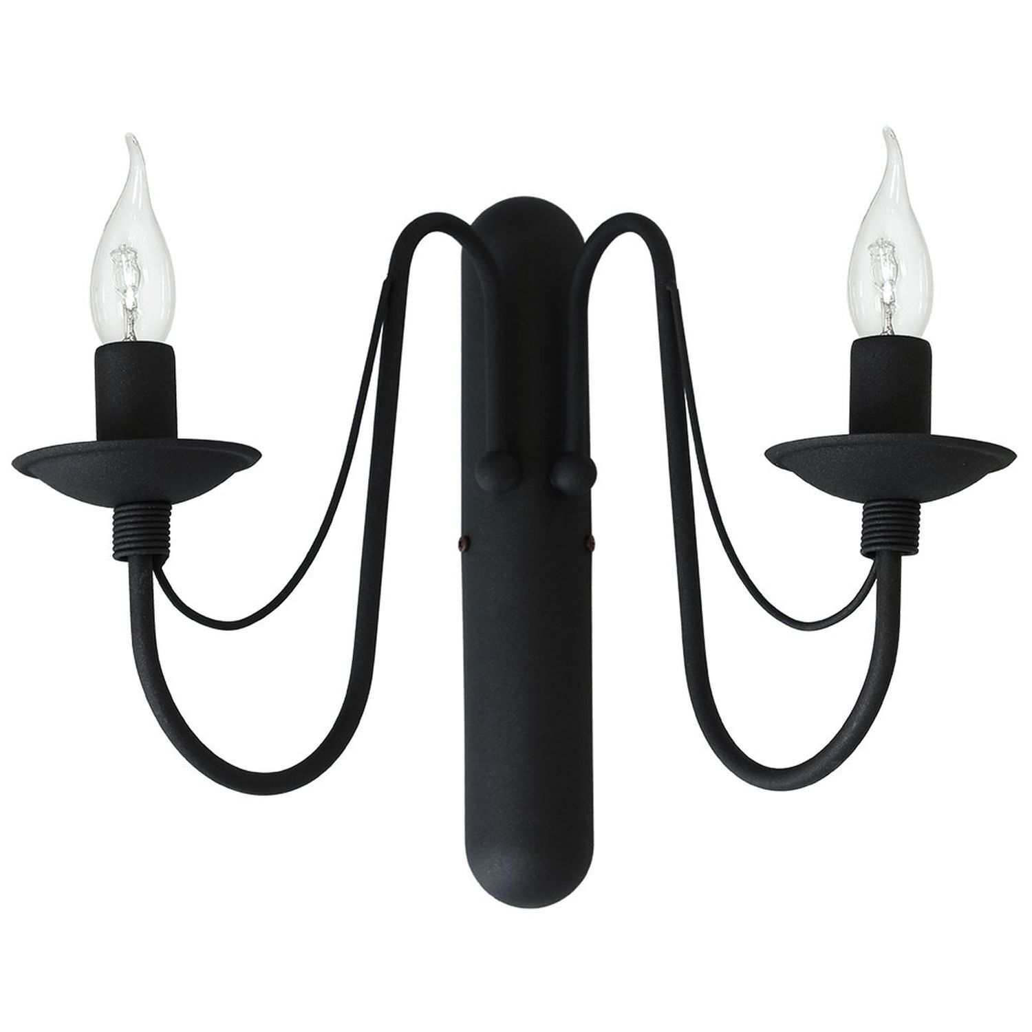 Applique murale Noir Rustique Lampe Salon Couloir