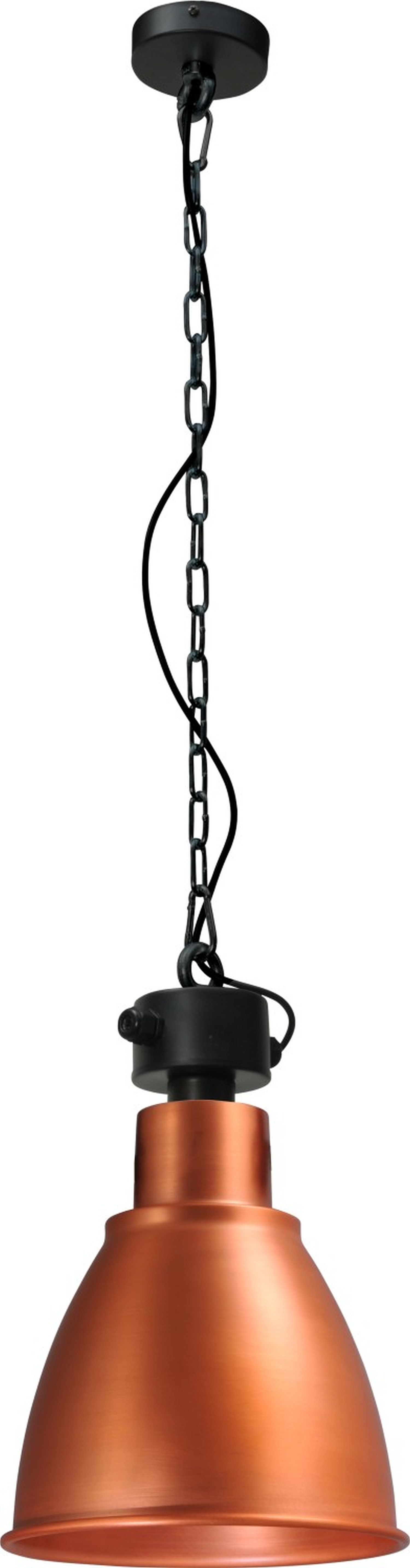Grande lampe à suspendre en cuivre design industriel loft