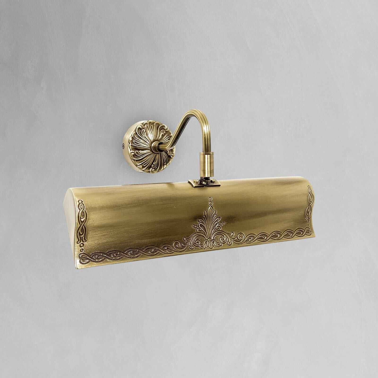 Lampe à tableau laiton L : 31 cm pivotant en bronze E14 Bronze, Sinken, Waschbeckenhahn