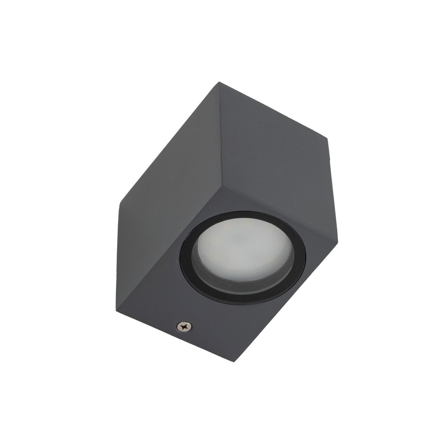 Applique murale extérieure Downlight Gris Métal IP44 GU10 H:8 cm Deckenleuchte, Elektronik, Sprecher