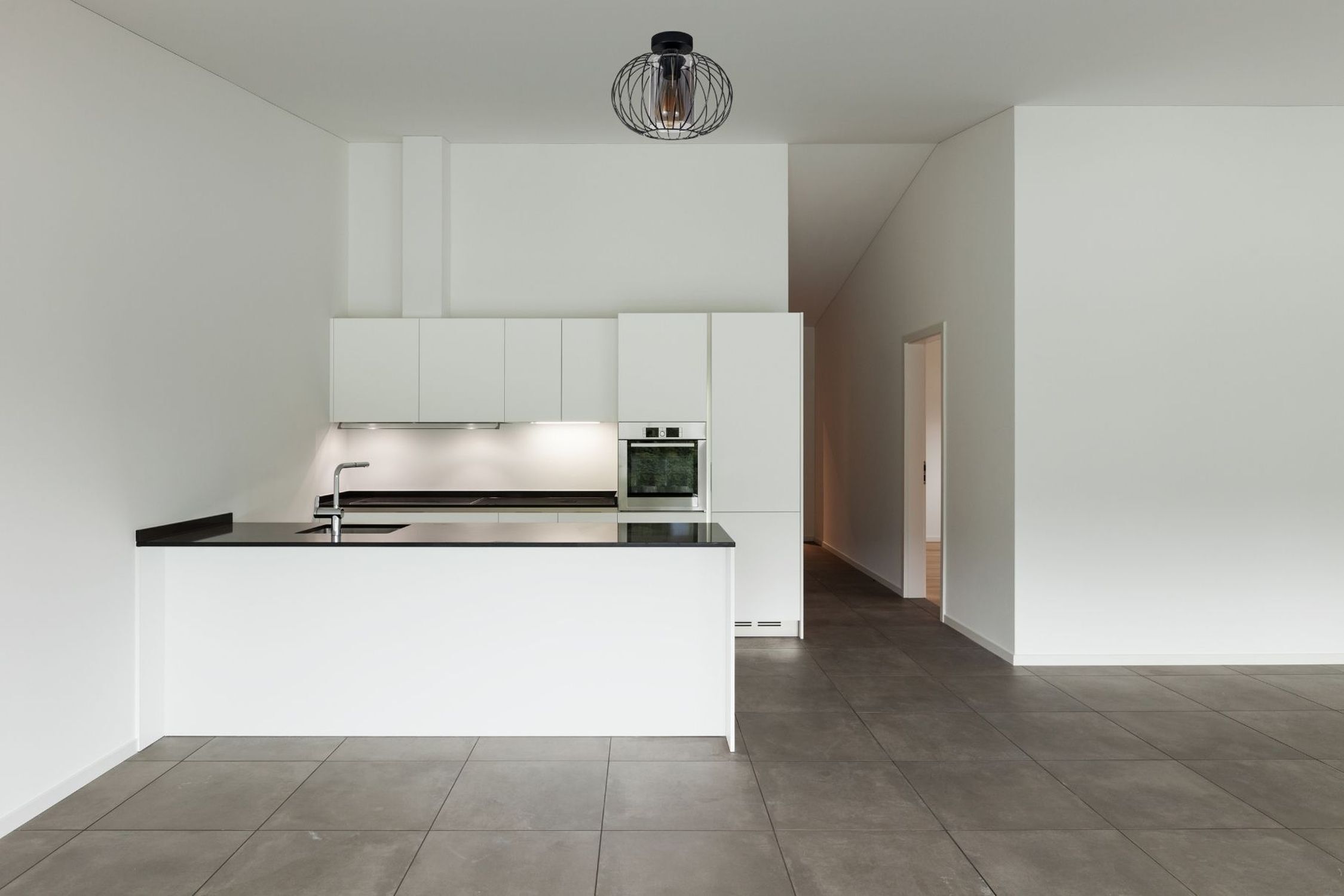 Plafonnier rond E27 Ø25 cm Noir anti-éblouissement Rétro Fußboden, Drinnen, Innenarchitektur, Bodenbeläge, Küche