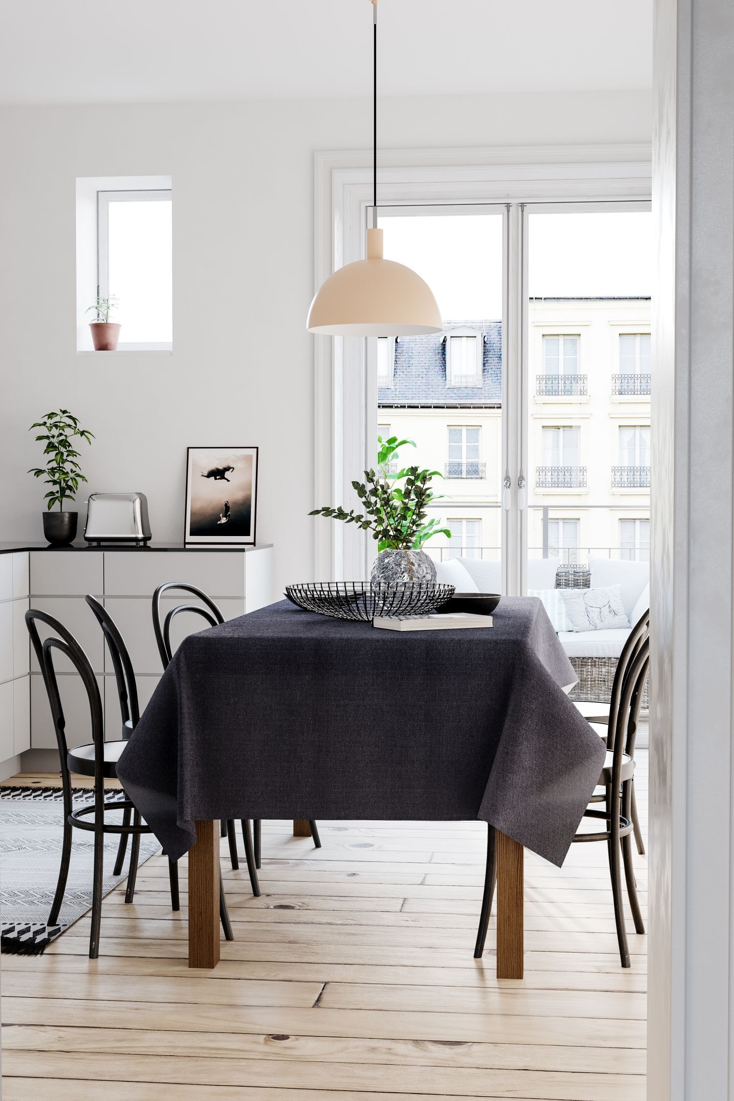 Speisesaal, Esstisch, Tisch, Innenarchitektur, Tischdecke