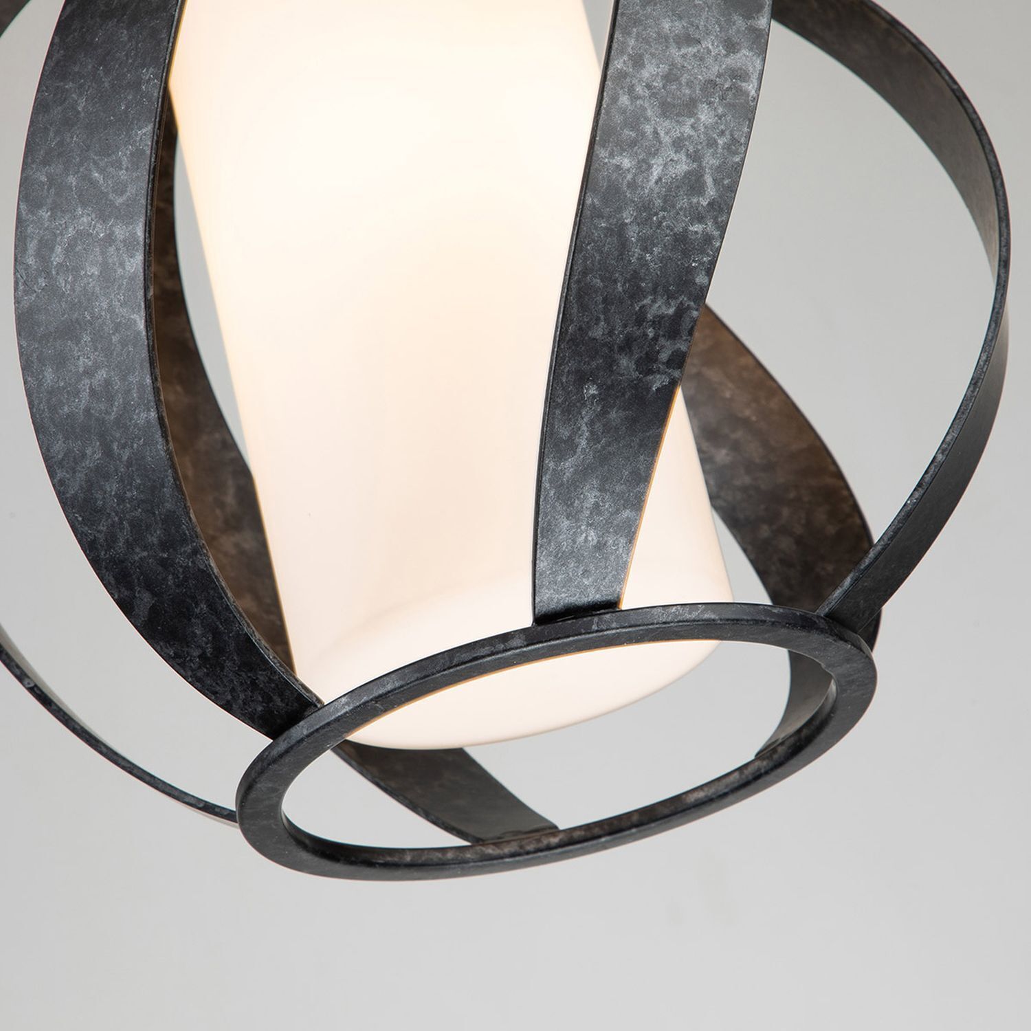 Außenlampe Glas Metall E27 IP44 H: max. 287,3 cm Modern Kugelpendel, Metallrahmen, Hängeleuchte, Vitrinenleuchte, Weißes Glas