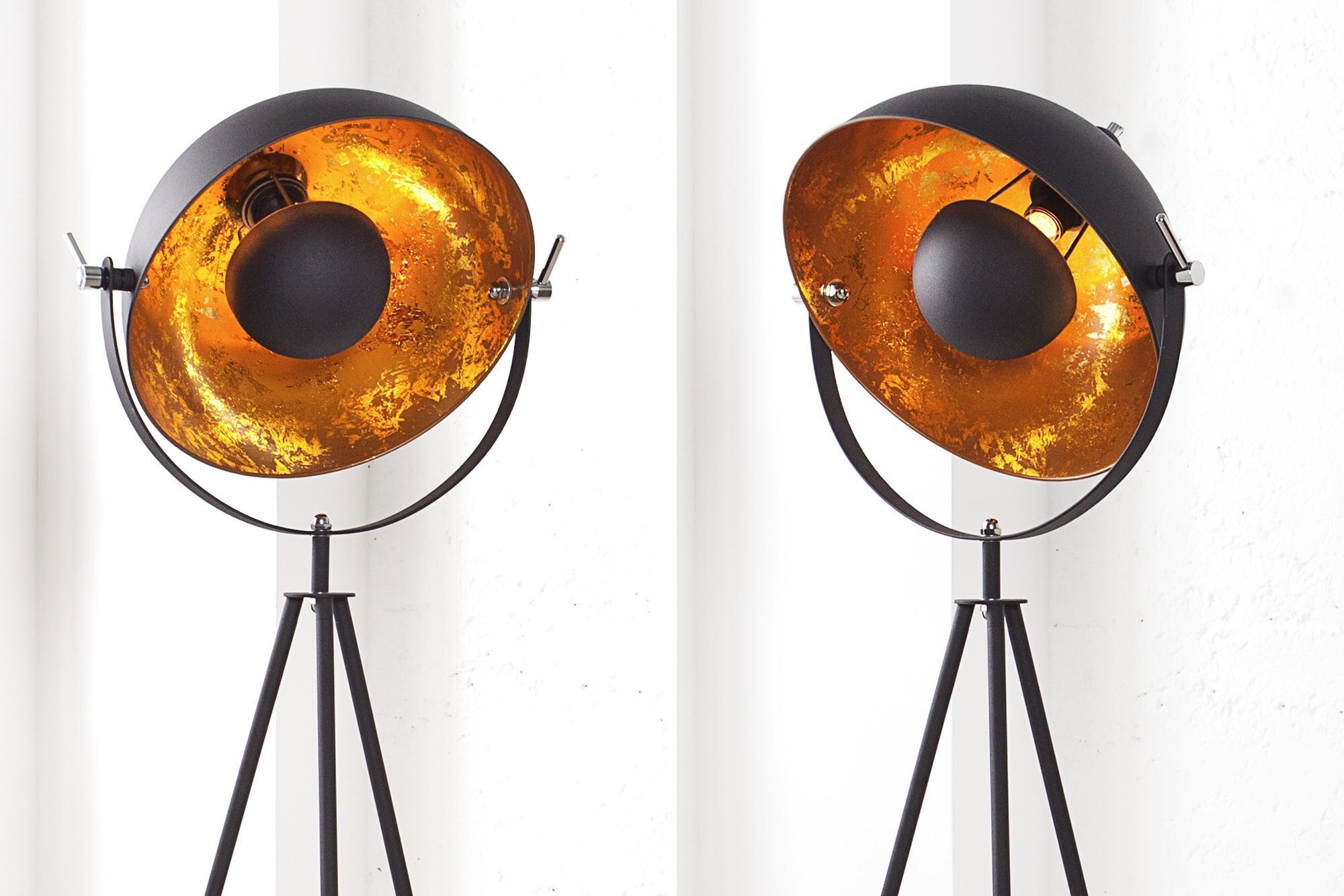 Exceptionnel Lampadaire Retro 140cm tripode Beleuchtung, Lampe, Stativ