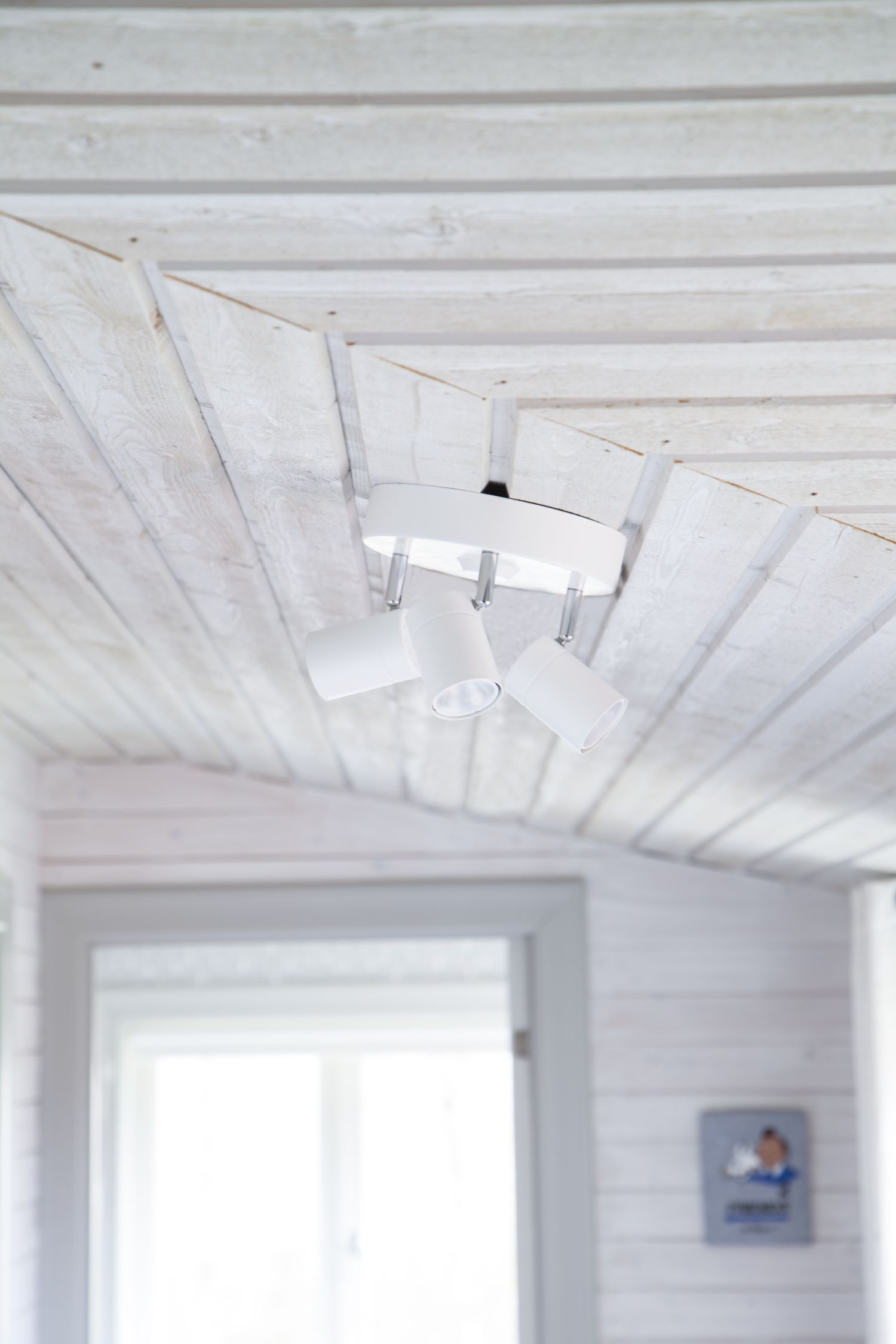 Spot Spot en métal L : 20 cm petit blanc 3-flamme GU10 Drinnen, Innenarchitektur
