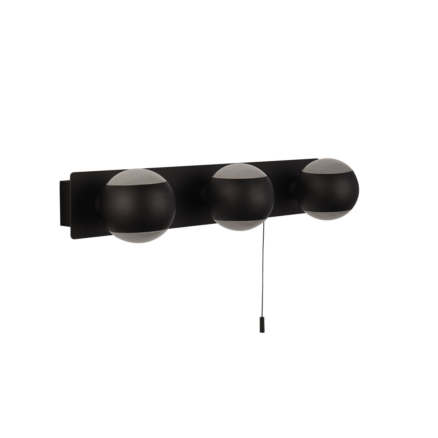 Applique Up Down avec interrupteur IP44 3x G9 noir blanc Salle de bain