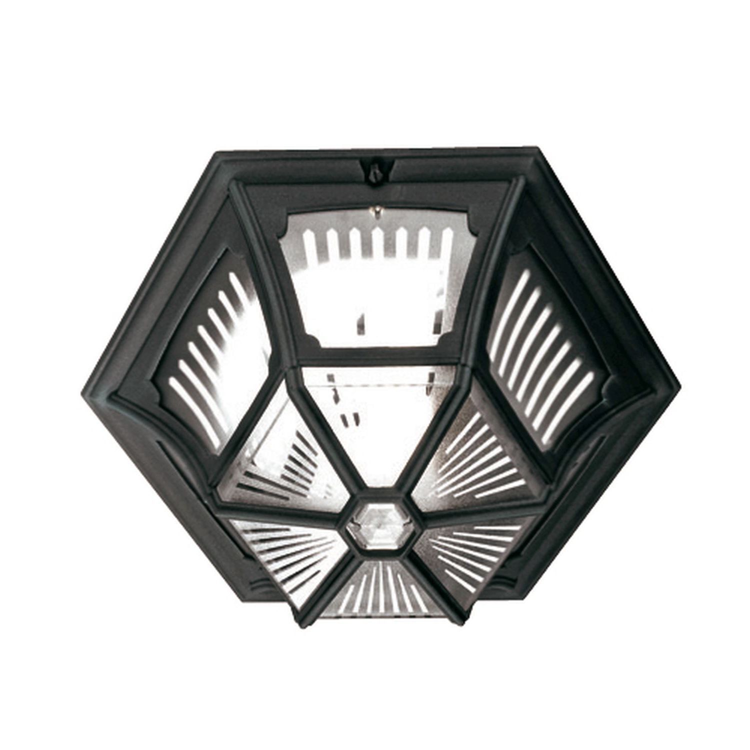 Plafonnier RORY noir aluminium IP44 extérieur