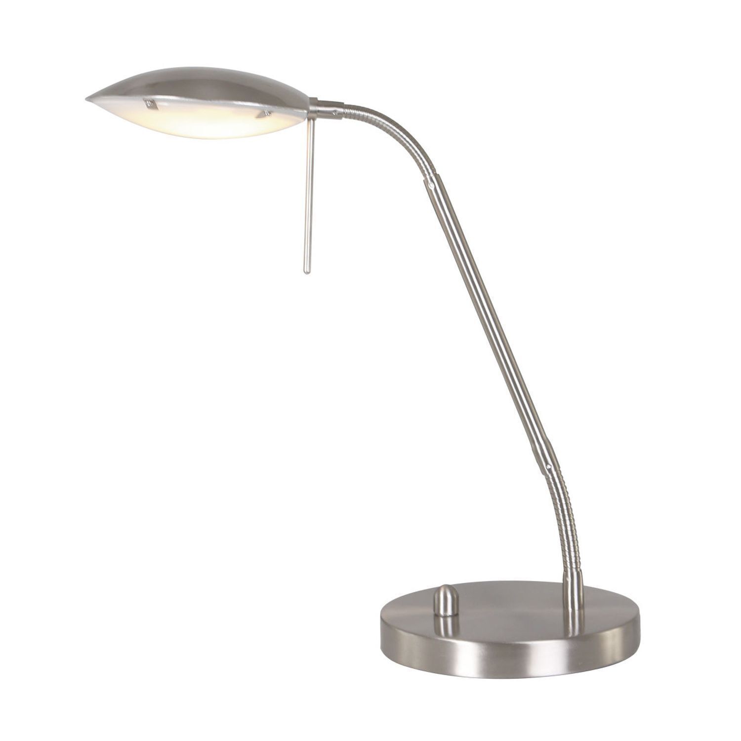 Lampe de bureau LED métal verre 46 cm 2700 K dimmable