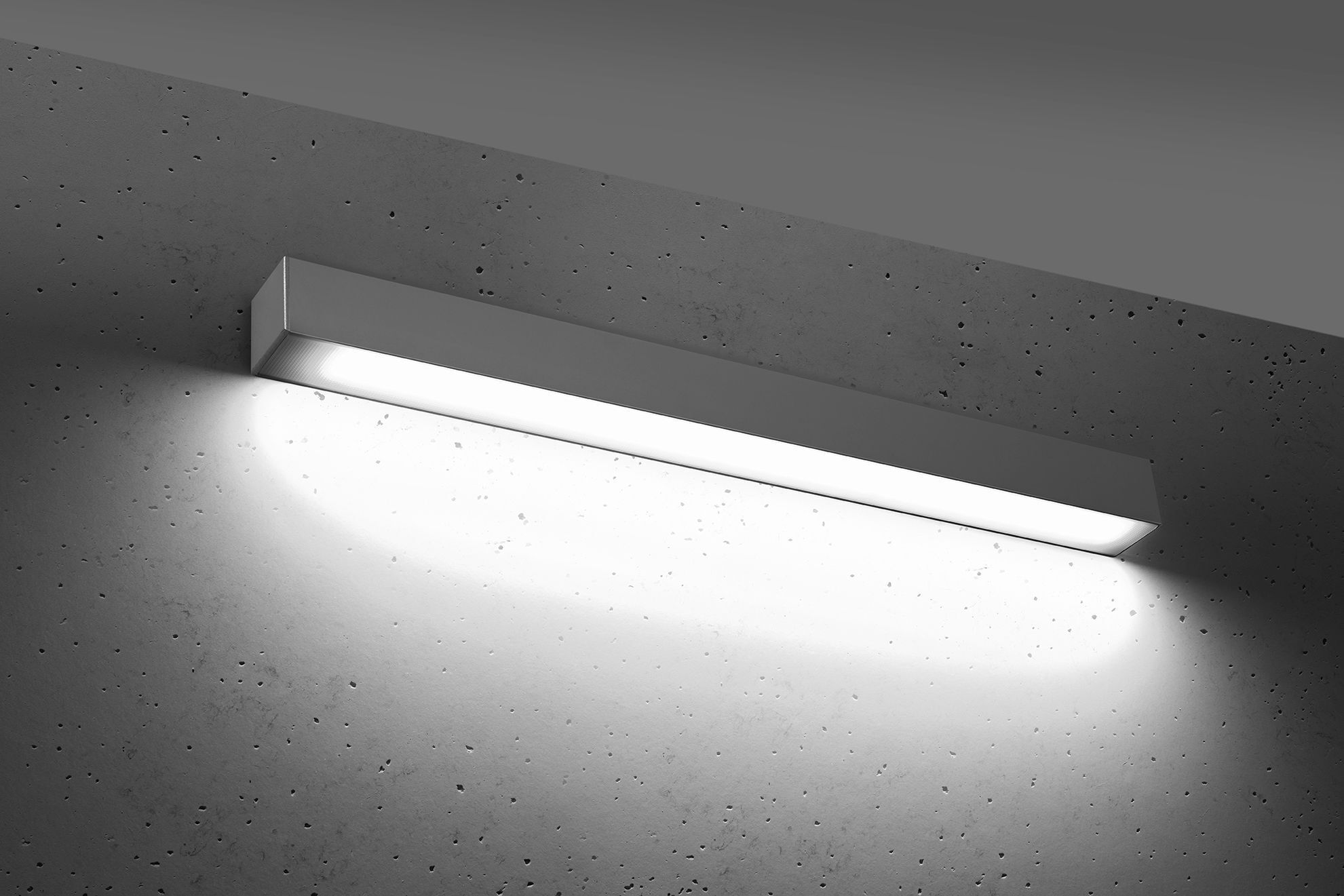 LED Downlight Applique grise 67 cm 4000 K 2080 lm étroite