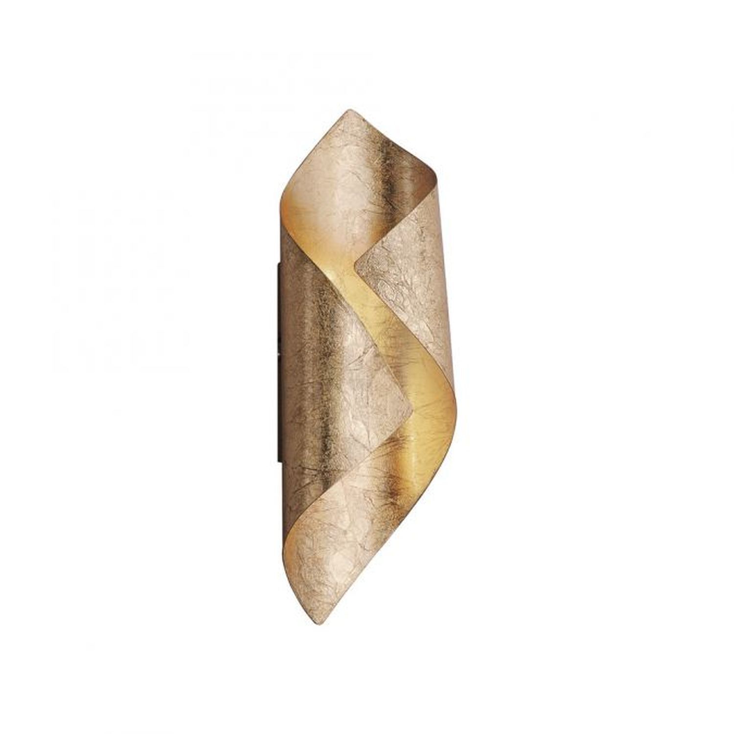 Applique murale LED de style Interrupteur 3000 K en feuille d'or