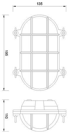 Lampe d'extérieur LED laiton résistant aux intempéries IP54 Maritim Haus