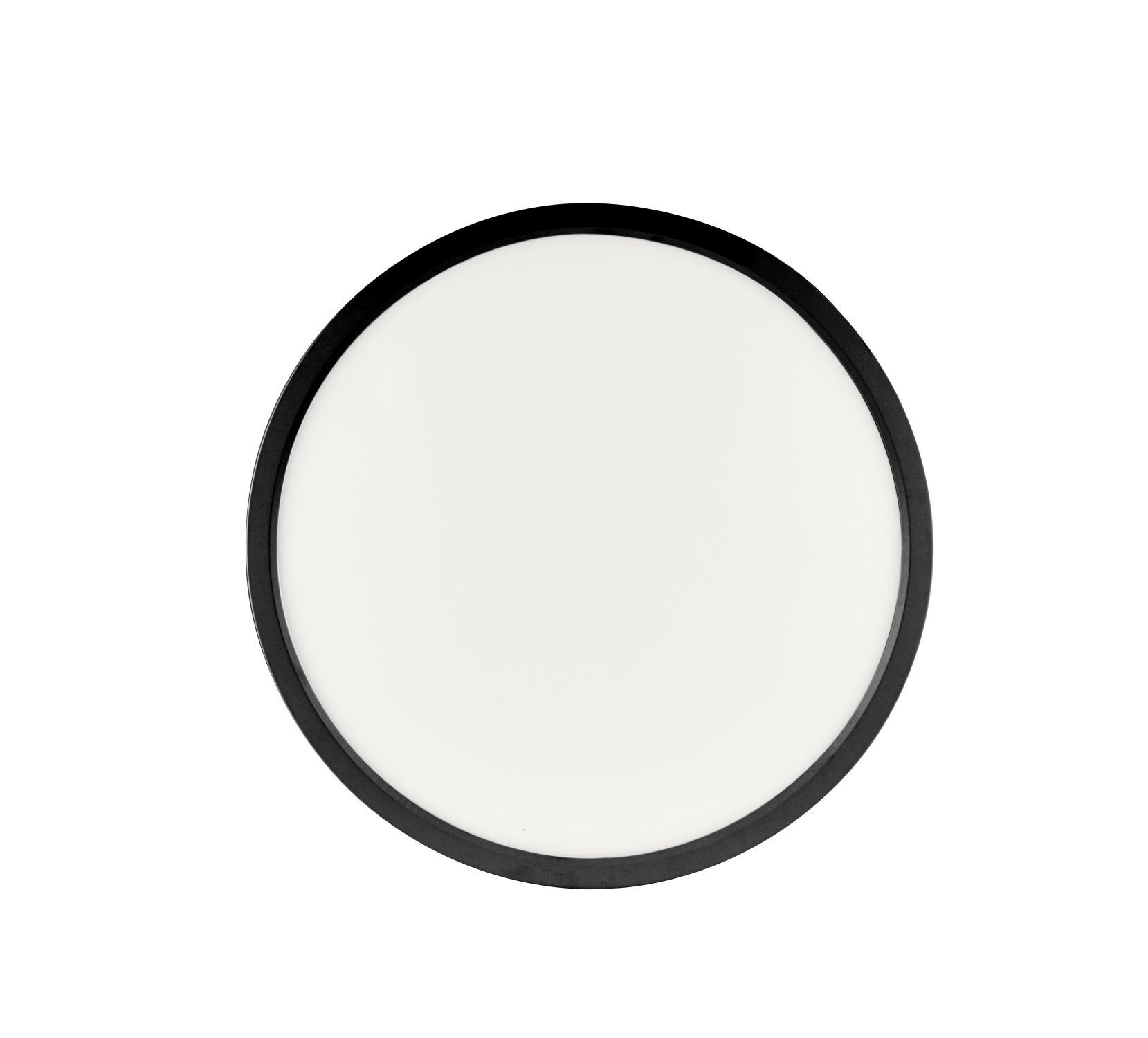 Lampe de plafonnier LED noire à intensité variable Ø40 cm Télécommande