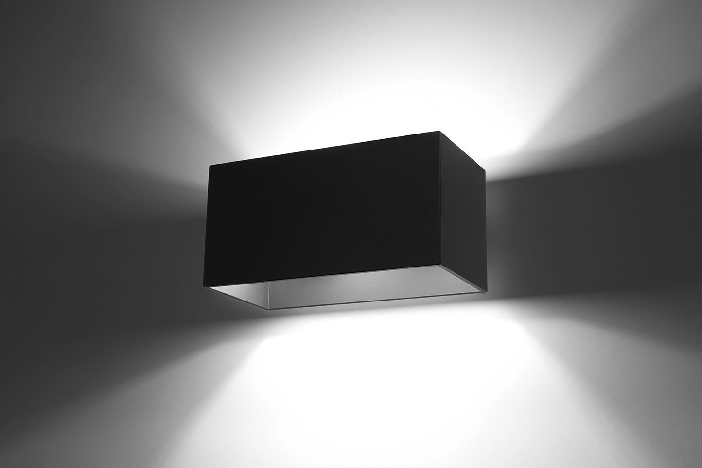 Up Down Applique BRUCCIA Noir L:20cm 2x G9 Couloir