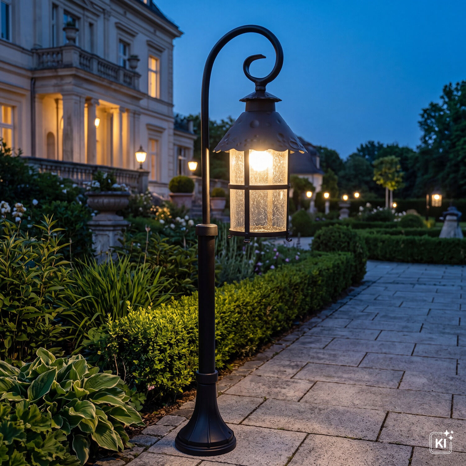 Laterne, Gartenbeleuchtung, Außenlicht, Lampe, Gartenweg