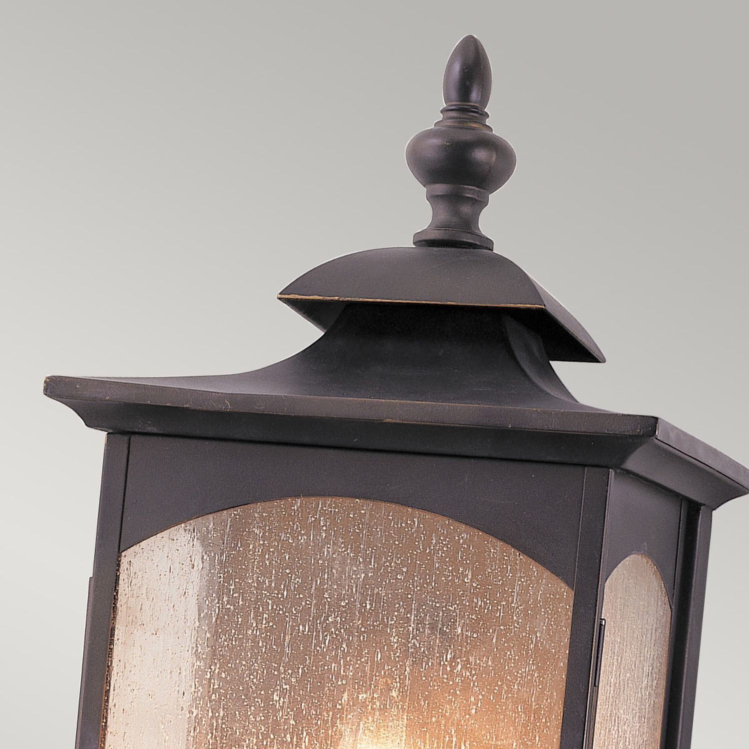 Applique extérieure grande H : 63,8 cm Verre Alu E14 IP44