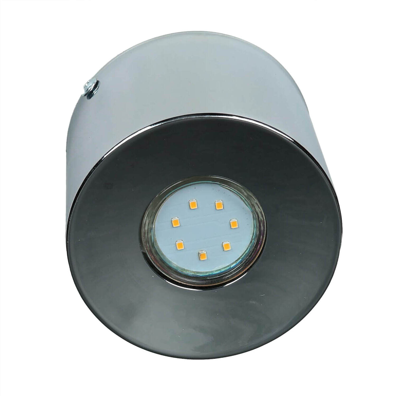 Spot de plafond en métal chromé GU10 lumière accentuée