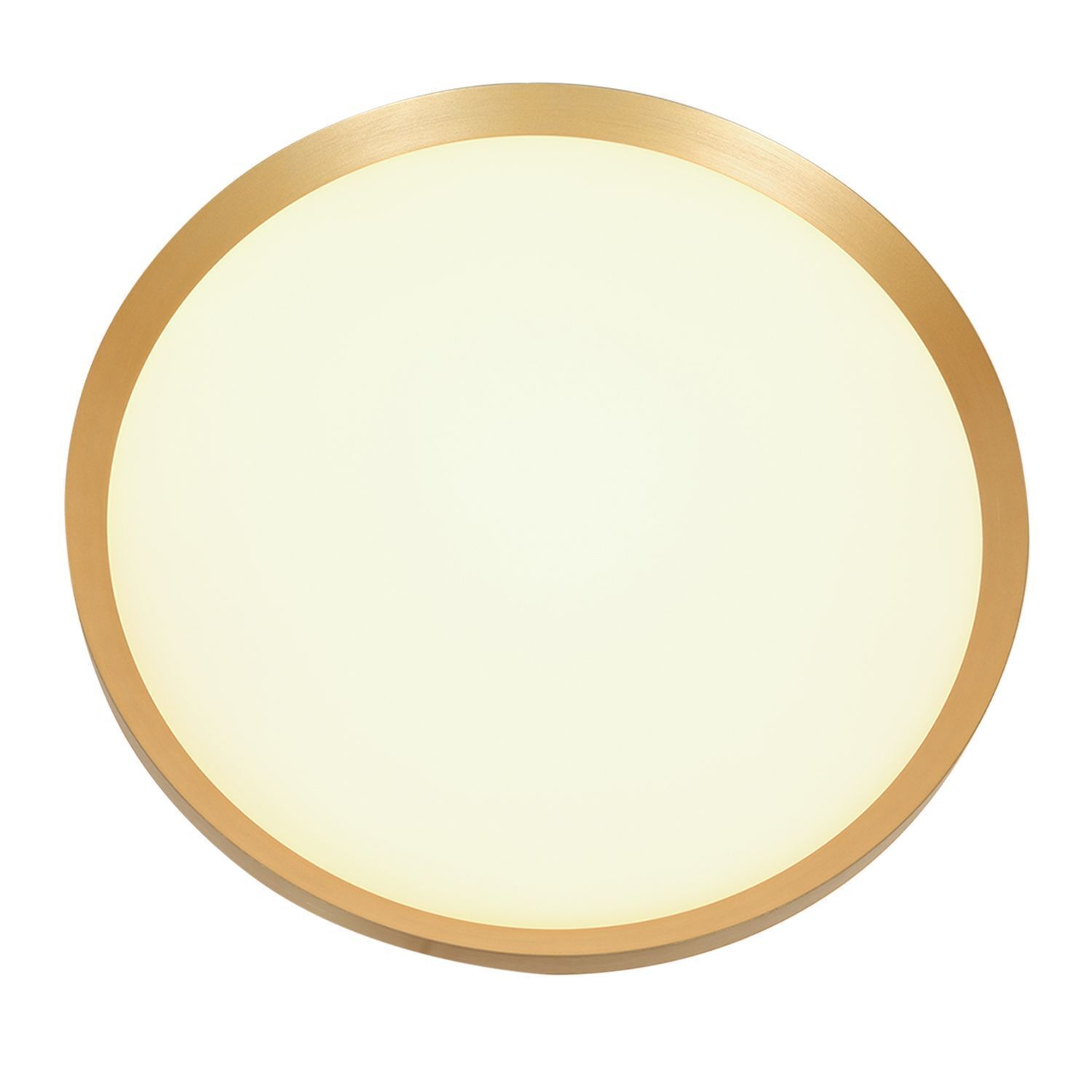 Plafonnier rond à LED or blanc 2700 K Ø50 cm