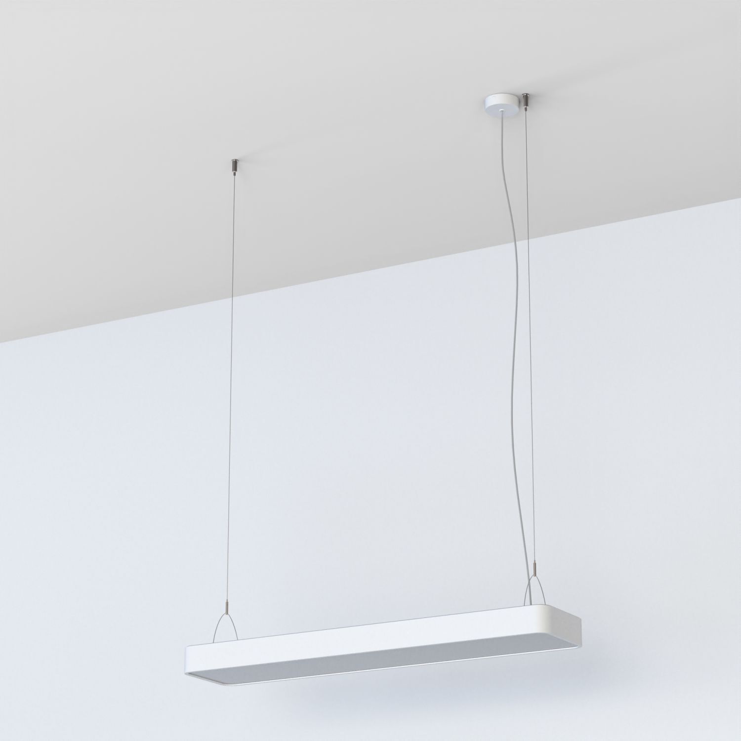Suspension Blanc T8 LED avec 3000 K blanc chaud L : 93,5 cm long