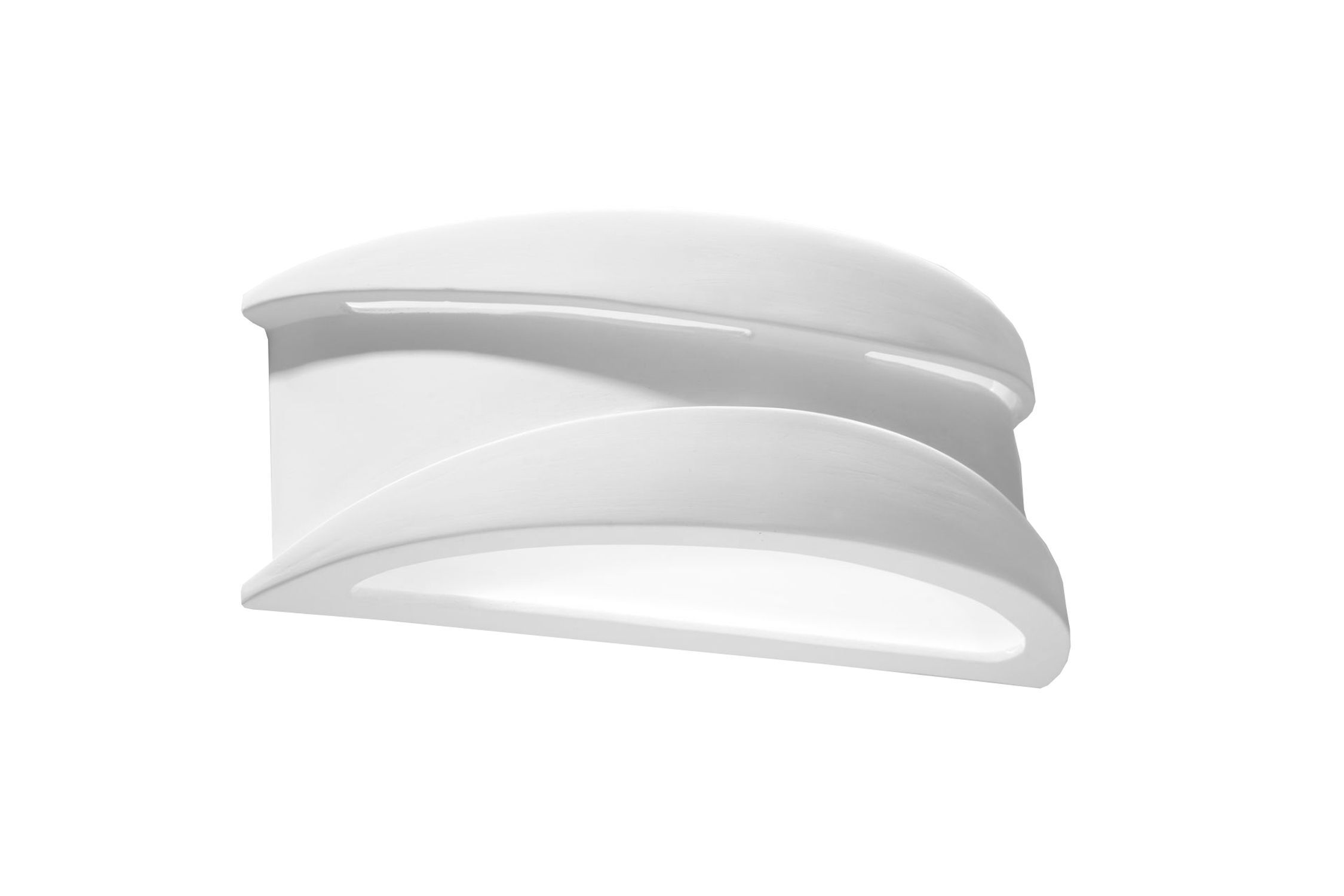 Applique murale plâtre à peindre blanc motif lumineux Deckenleuchte