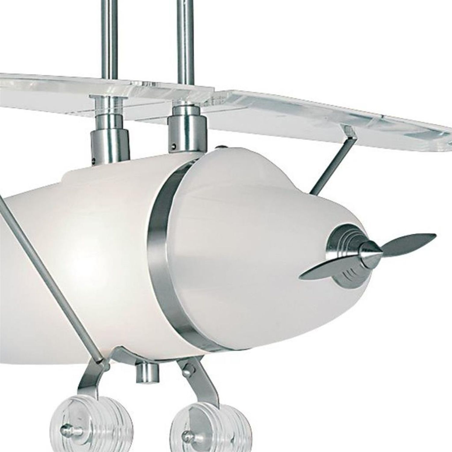 Plafonnier NOVELTY en acier inoxydable