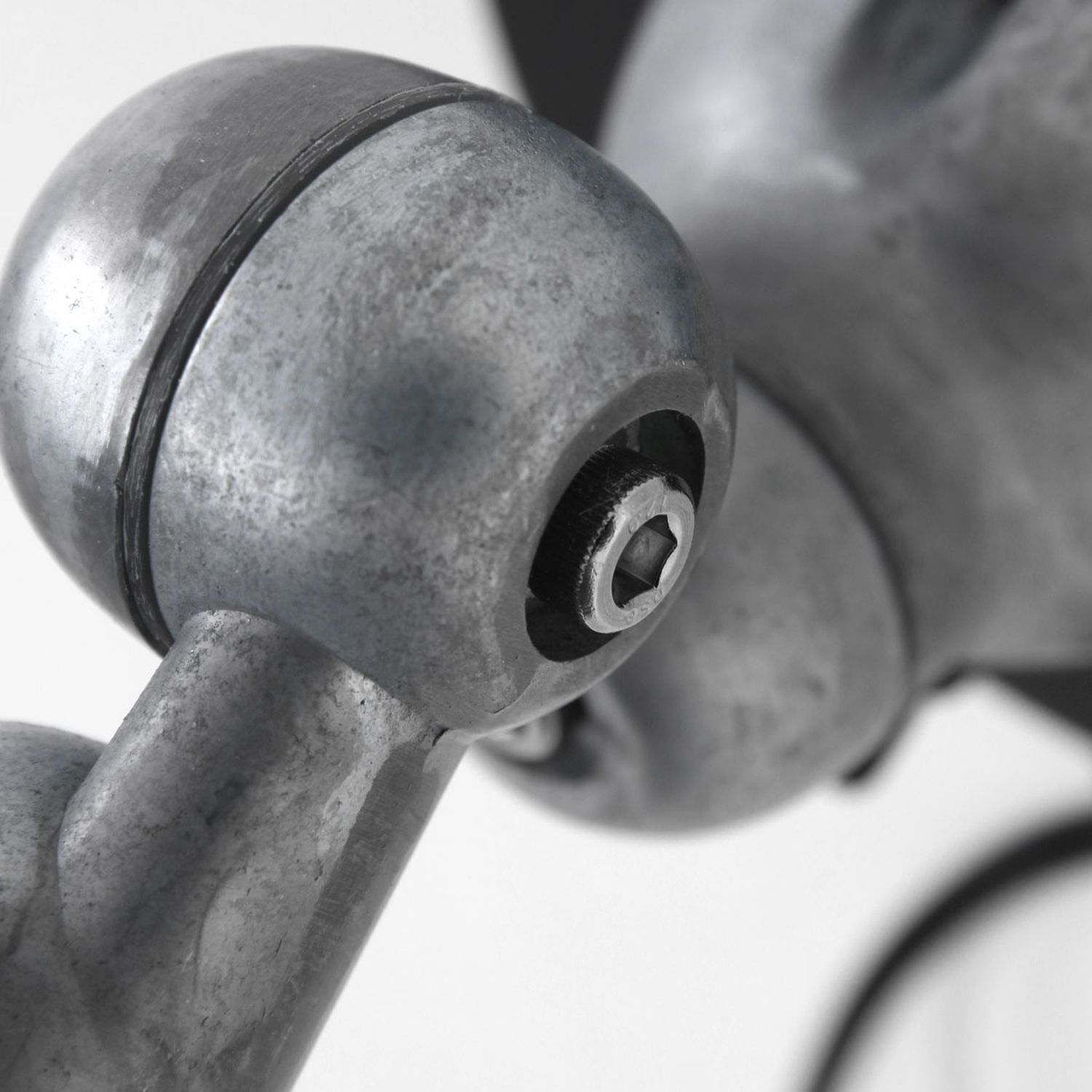 Spot mural avec fiche en noir argenté P:29 cm flexible Spot mural avec fiche en noir argenté P:29 cm flexible