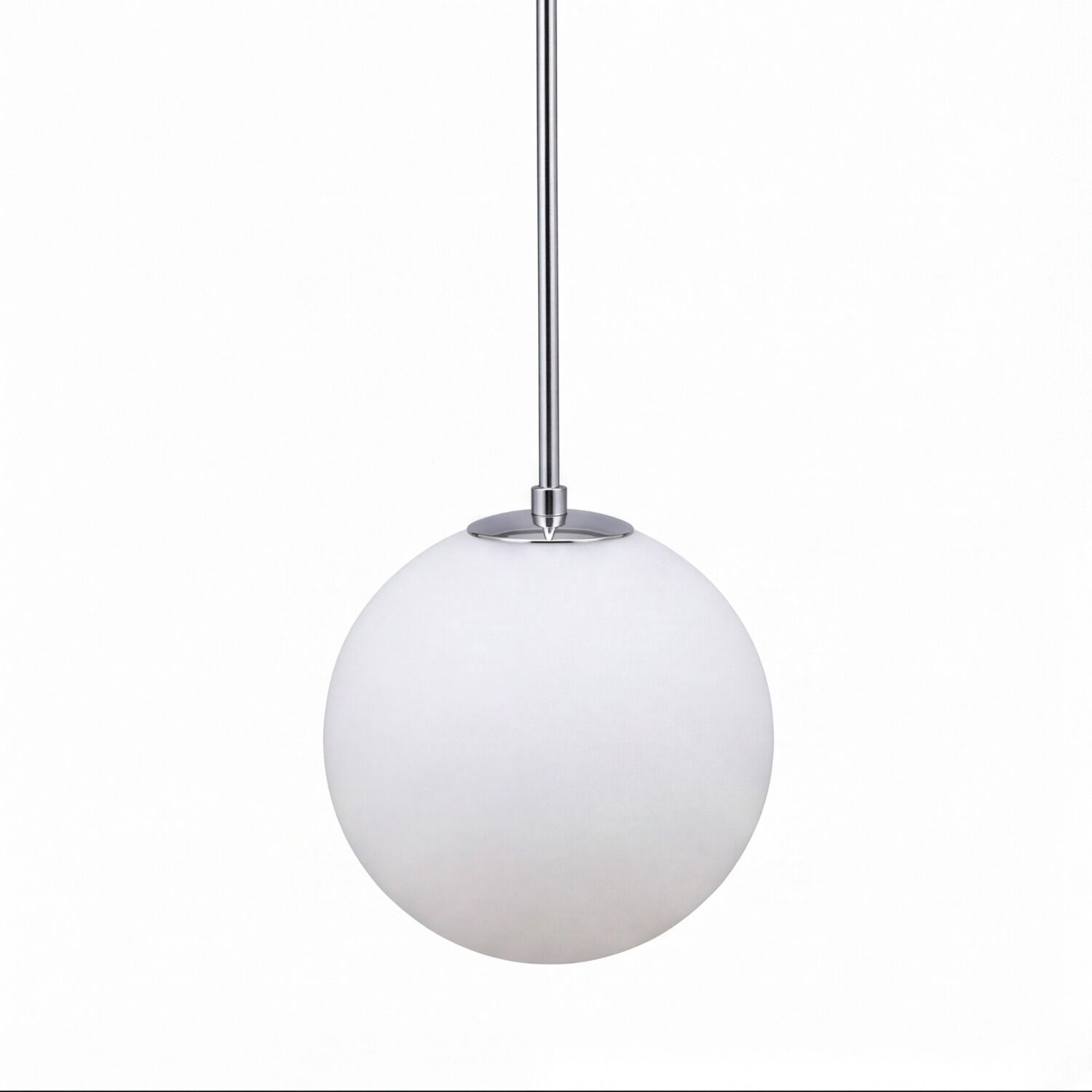 126728-aussenlampe-led-e27-ip44-d-25-cm-weiss-kugelschirm-farbwechsel-3000-6500-k-fernbedienung-pendelleuchte-aussen-aussenleuchte-1 Hängelampe, Glaskugel, Chromstahl, Kabelstange, Innenbeleuchtung