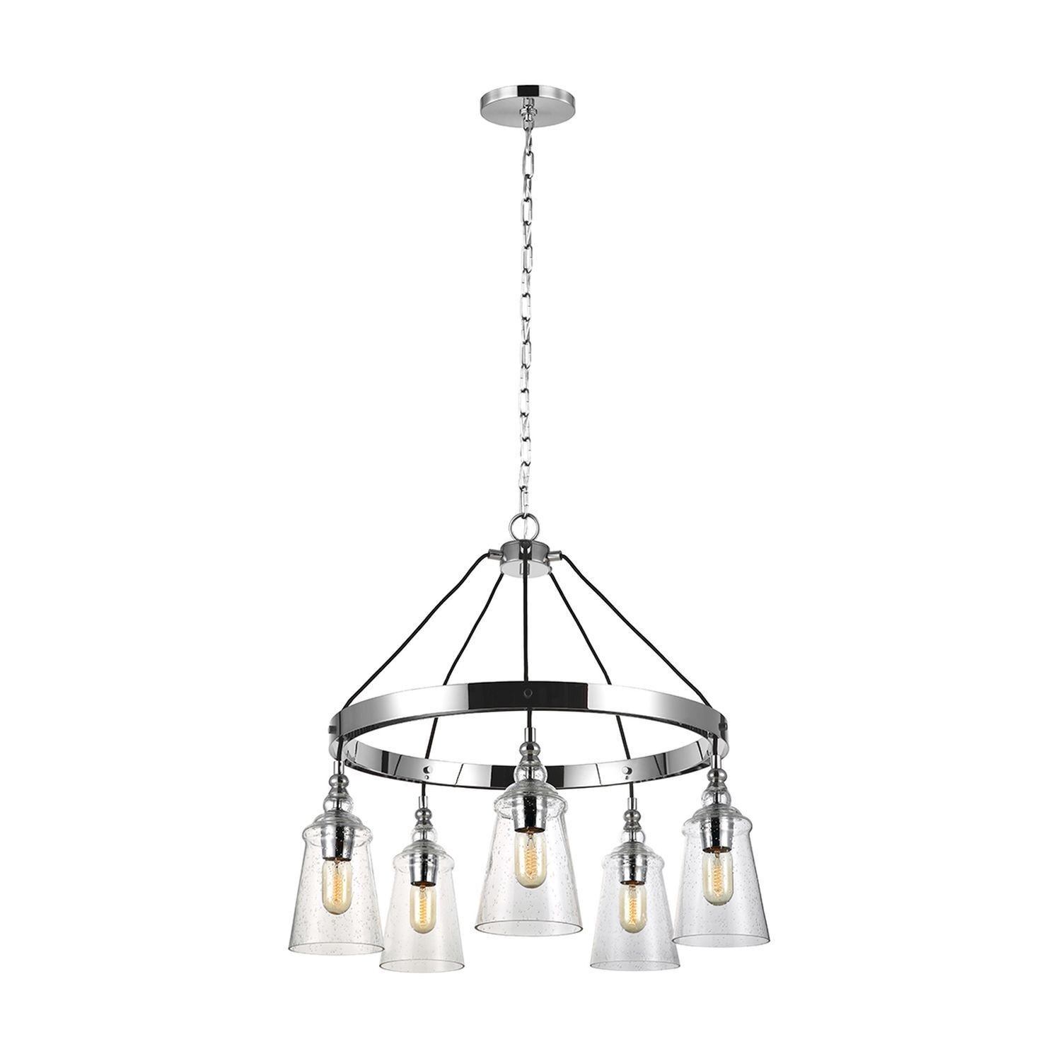 Lampe à suspendre métal verre rond Ø 72,7 cm H : max. 232,4 cm