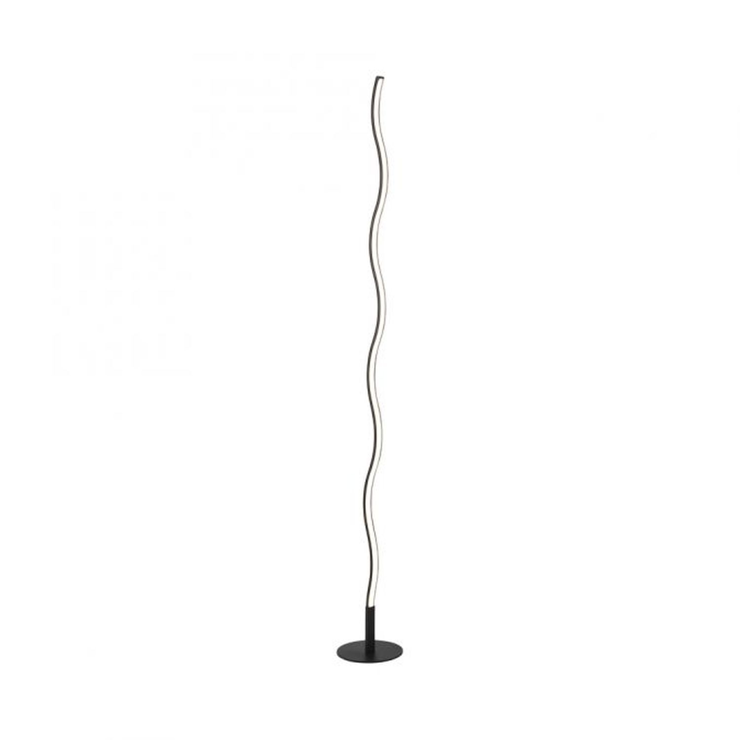 LED Lampadaire noir métal 120 cm 3000 K faible éblouissement