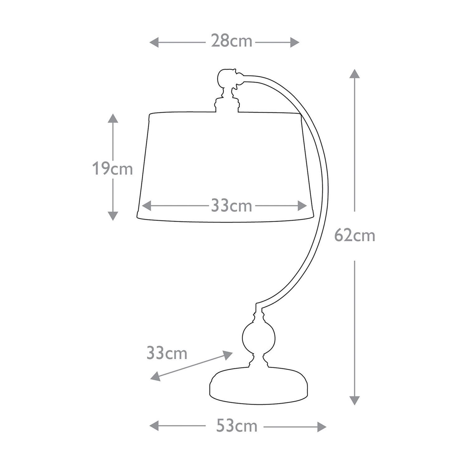 tischlampe-schlafzimmerbeleuchtung-nachttischlampe-botella-1x-e27-bis-60w-messing-gebuerstet-creme-metall-stoff-modern-le121205-05 Tischlampe, Schreibtischlampe, Metallplatte, Klarer Lampenschatten, Maße-Lampe