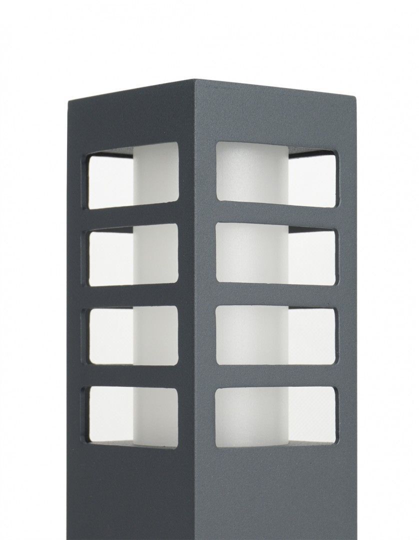 Applique extérieure anthracite IP54 carrée E27