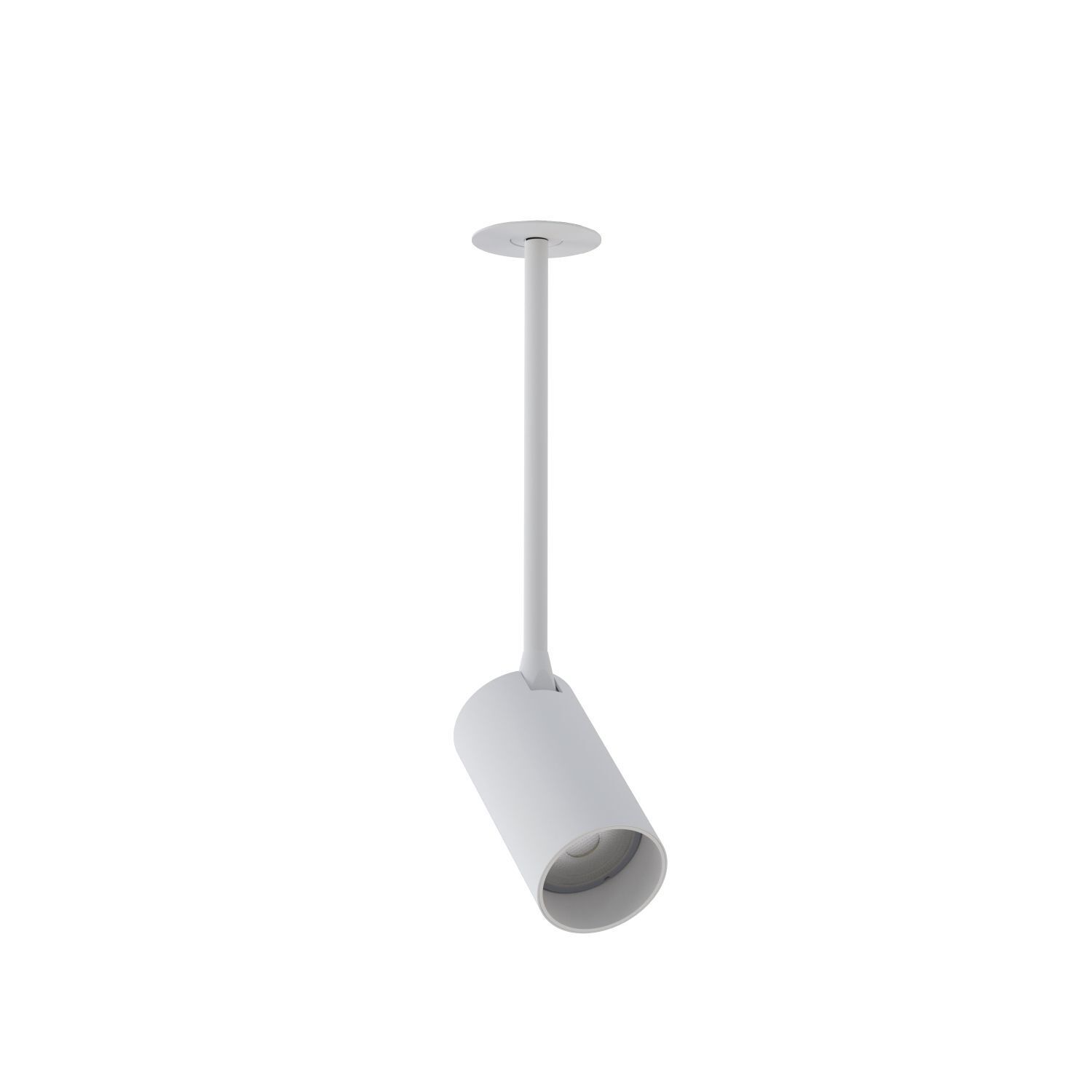 Spot Lampe plafond encastrable réglable GU10 H : 23-29 cm Blanc