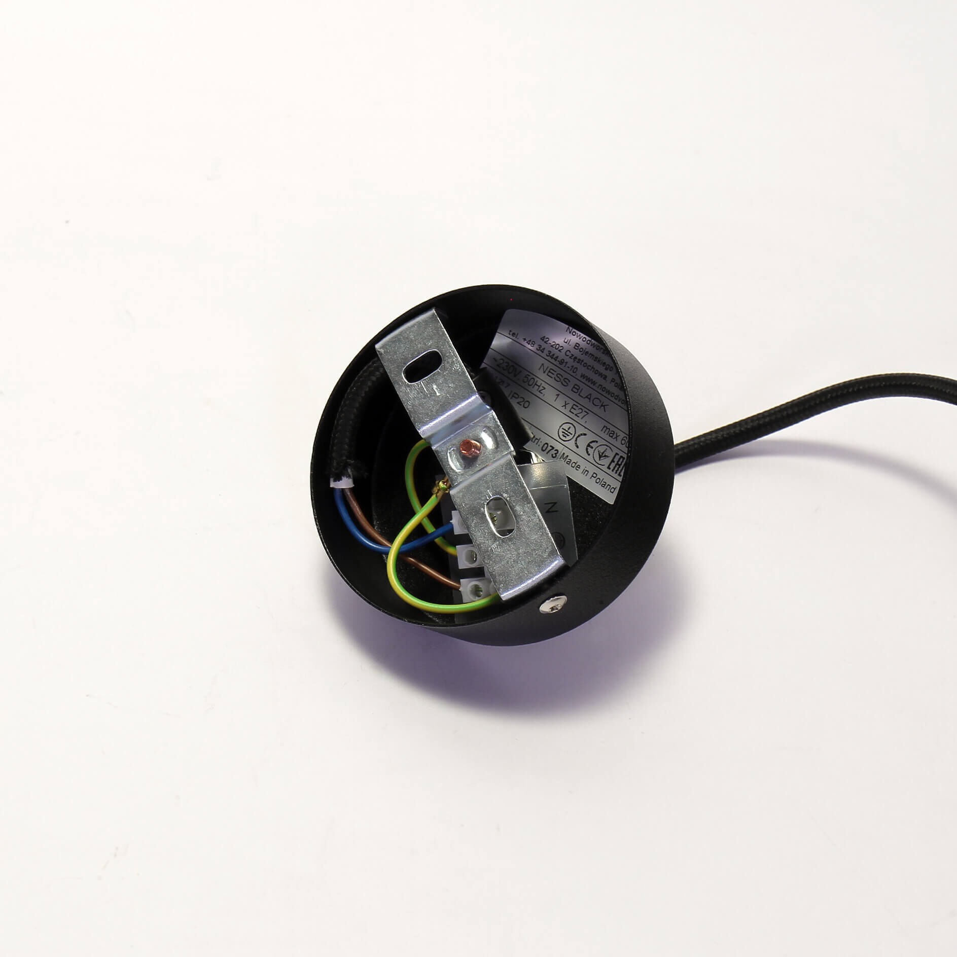 Suspension moderne NESS noir