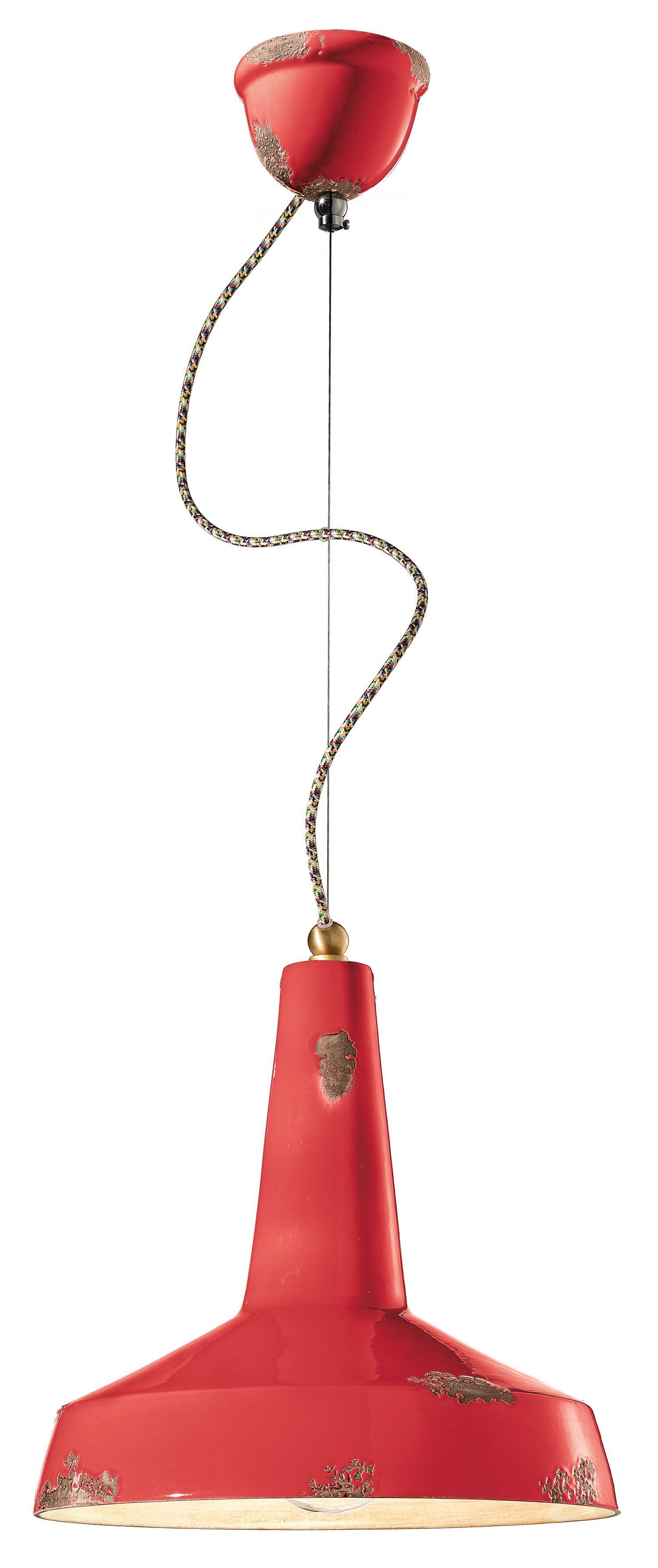 Lampe à suspendre céramique ronde D : 35 cm H : max. 133 cm E27