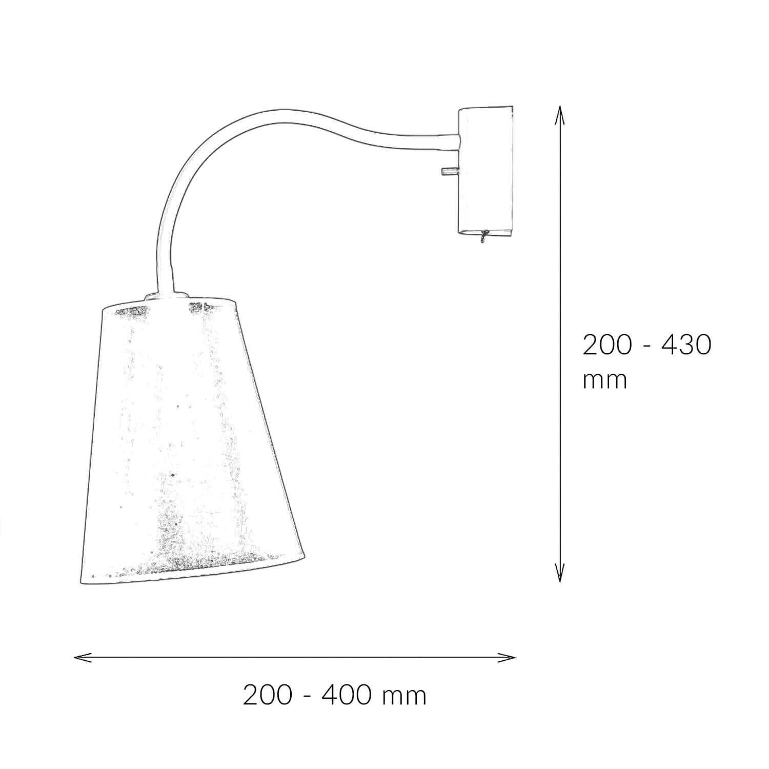 Applique murale flexible FLEX SHADE en noir Lampe, Lampenschirm