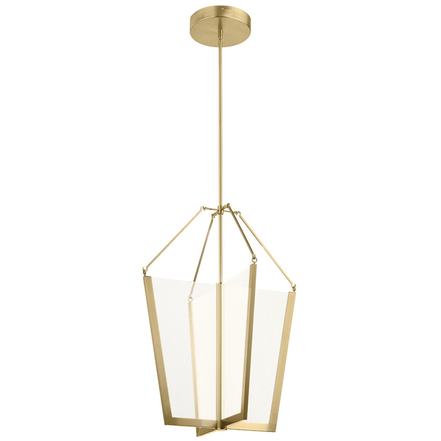 Suspension LED métal 52,8 cm large 3000 K Moderne