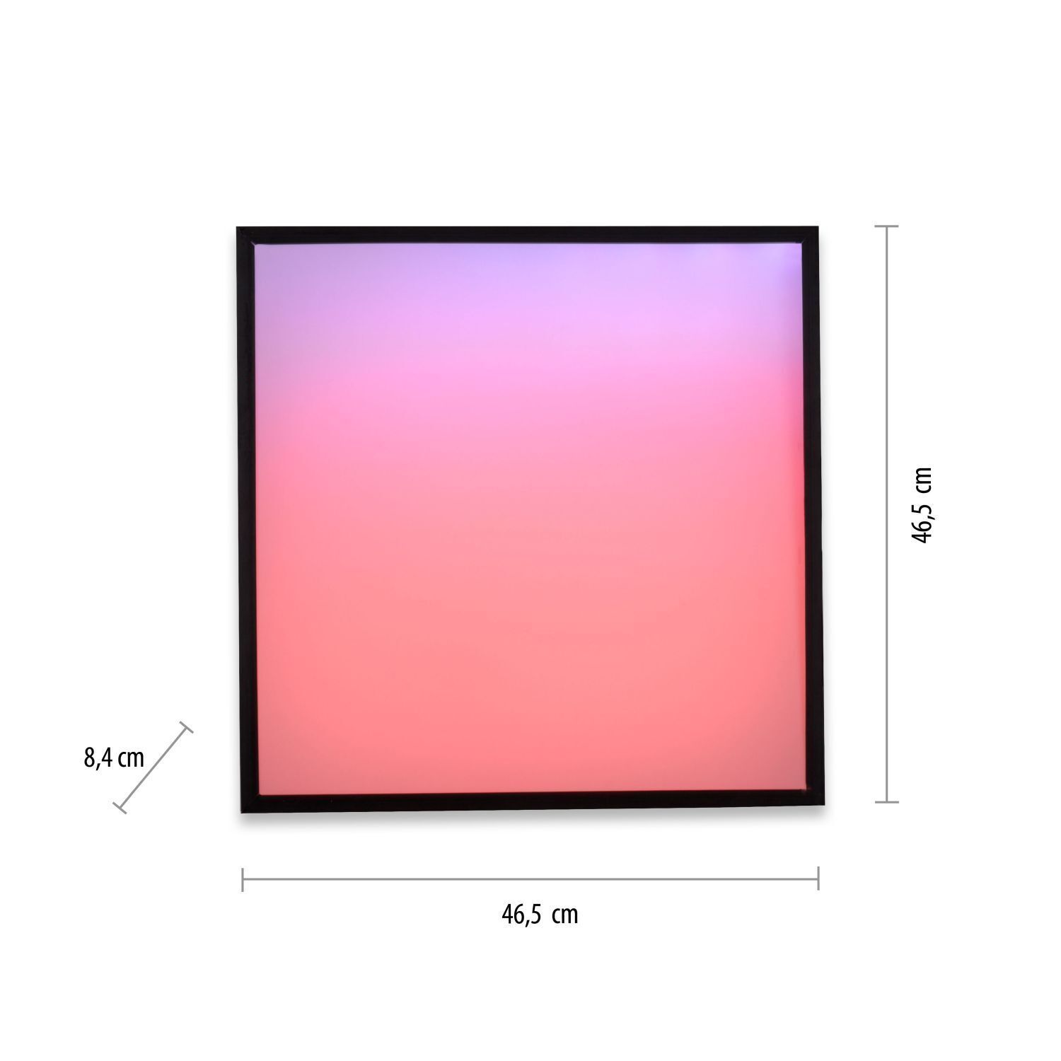 Lampe de plafonnier LED dimmable 2700-5000 K L:45 cm faible éblouissement