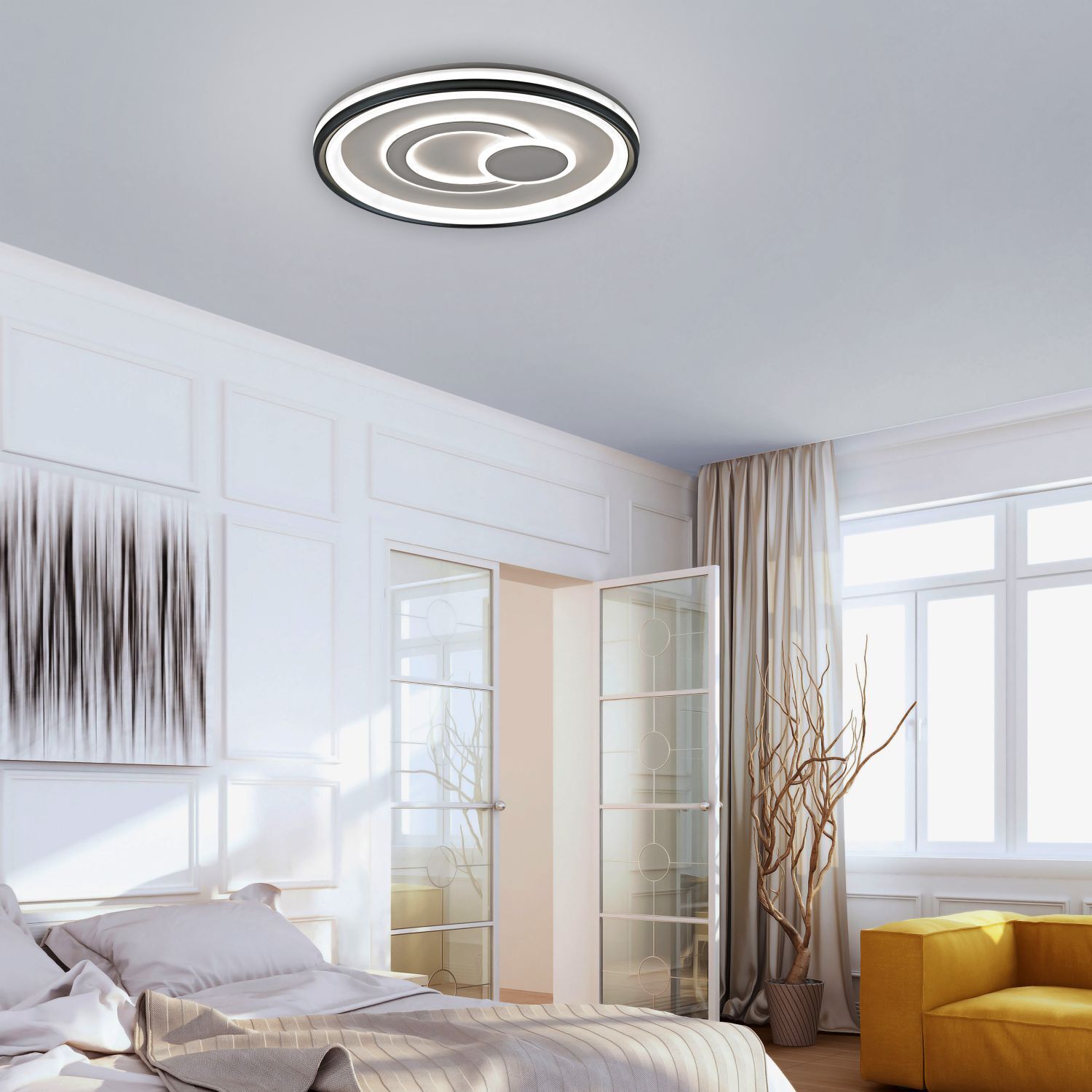 Tür, Deckenleuchte, Drinnen, Innenarchitektur