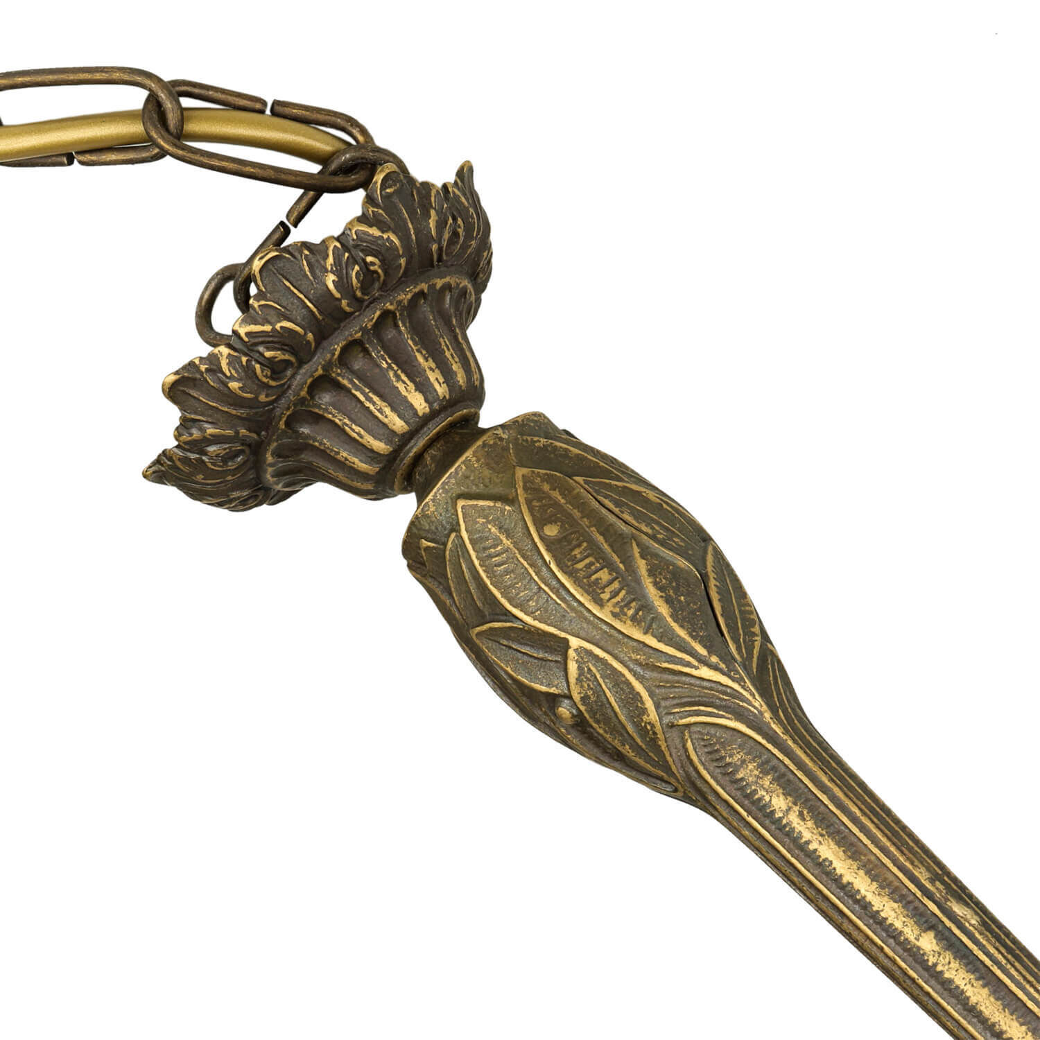 Premium Lampe à suspendre Ø65cm 6-Flmg Bronze, Schwert, Waffe, Klinge, Dolch