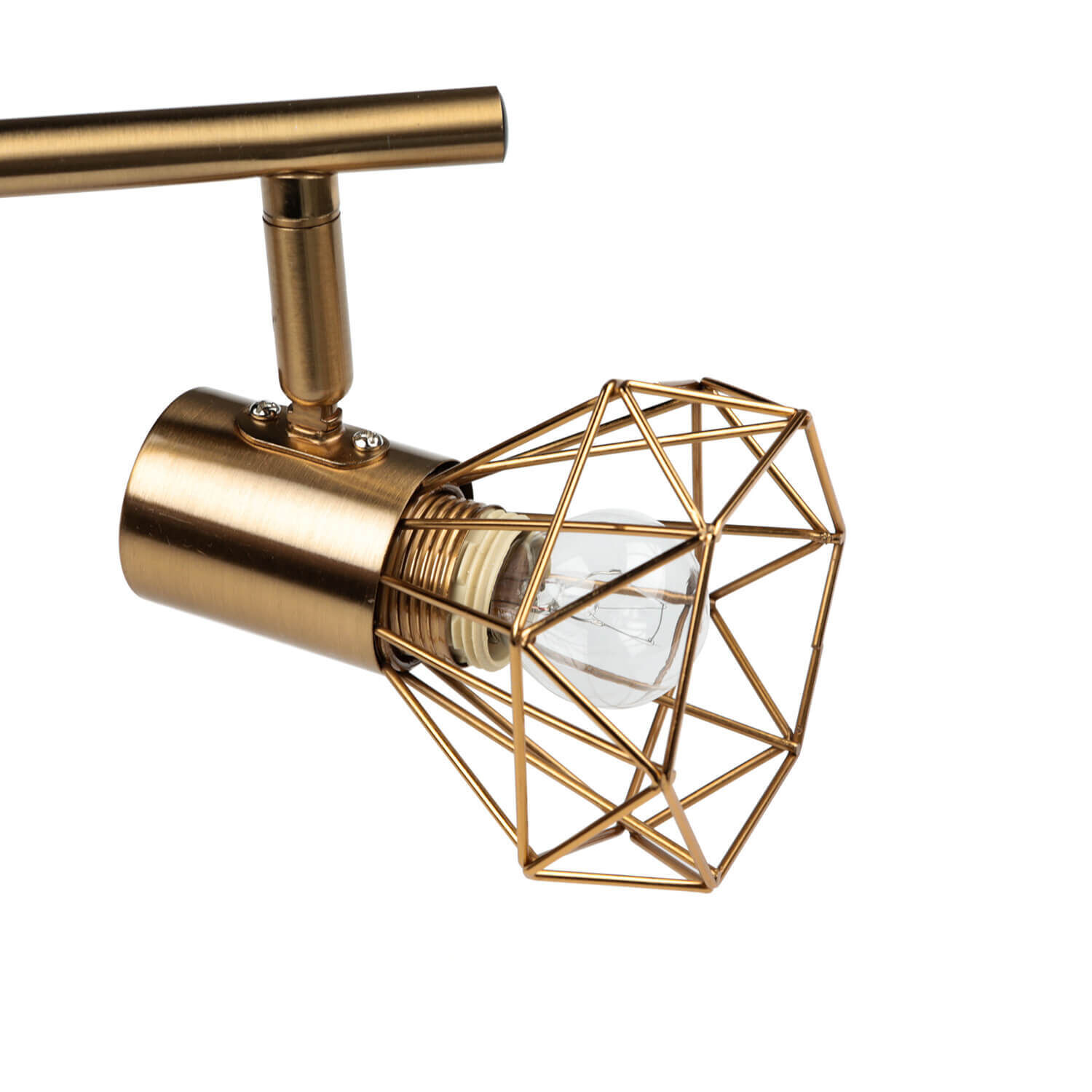 Spot de plafond Retro métal en laiton Salon Beleuchtung, Leuchte, Bronze, Rauchrohr, Lampe