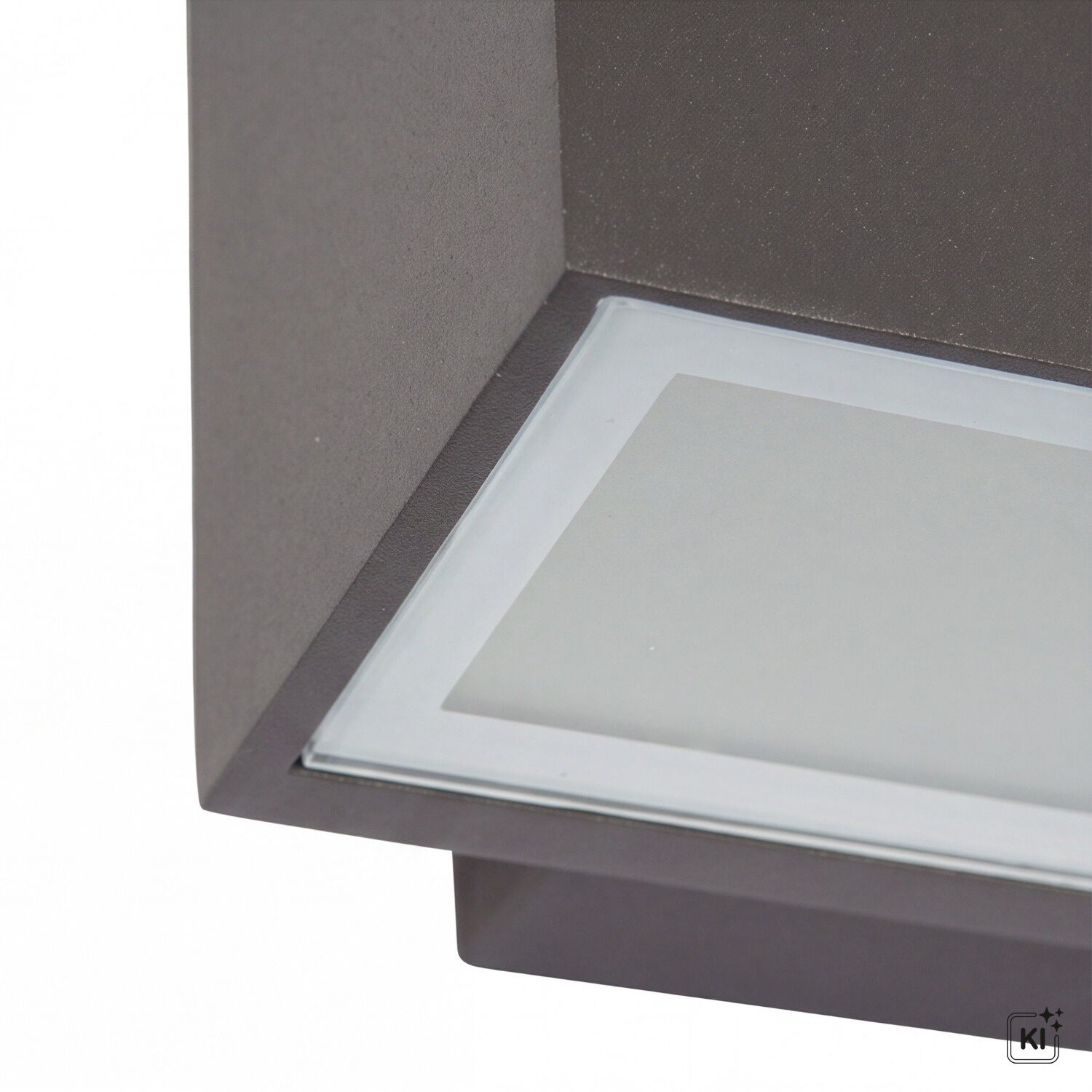 LED, Küchenleuchte, Einbaupanel, Metall, Glas