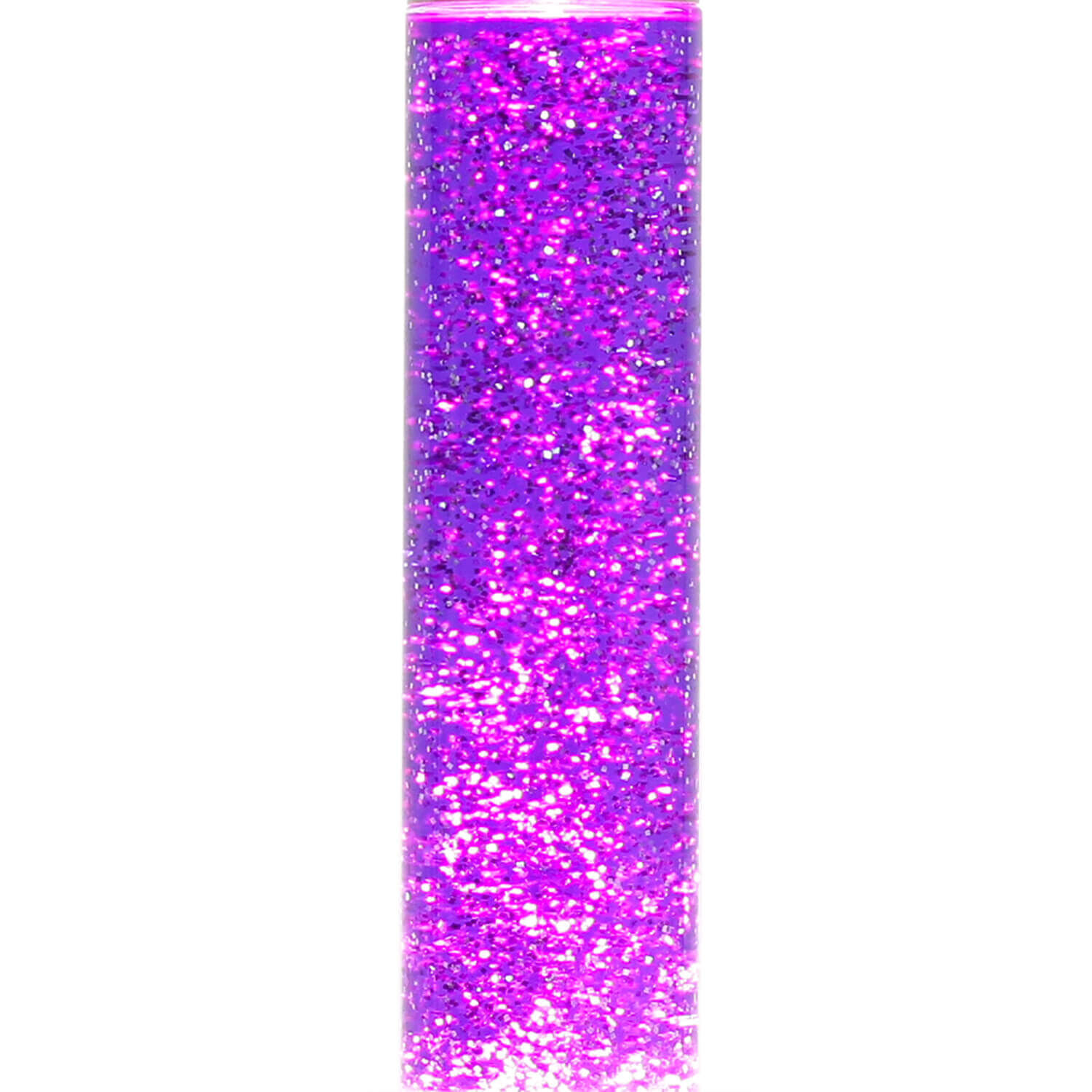 Lampe à Lave Violet Paillettes H:38cm Design Rétro YVONNE