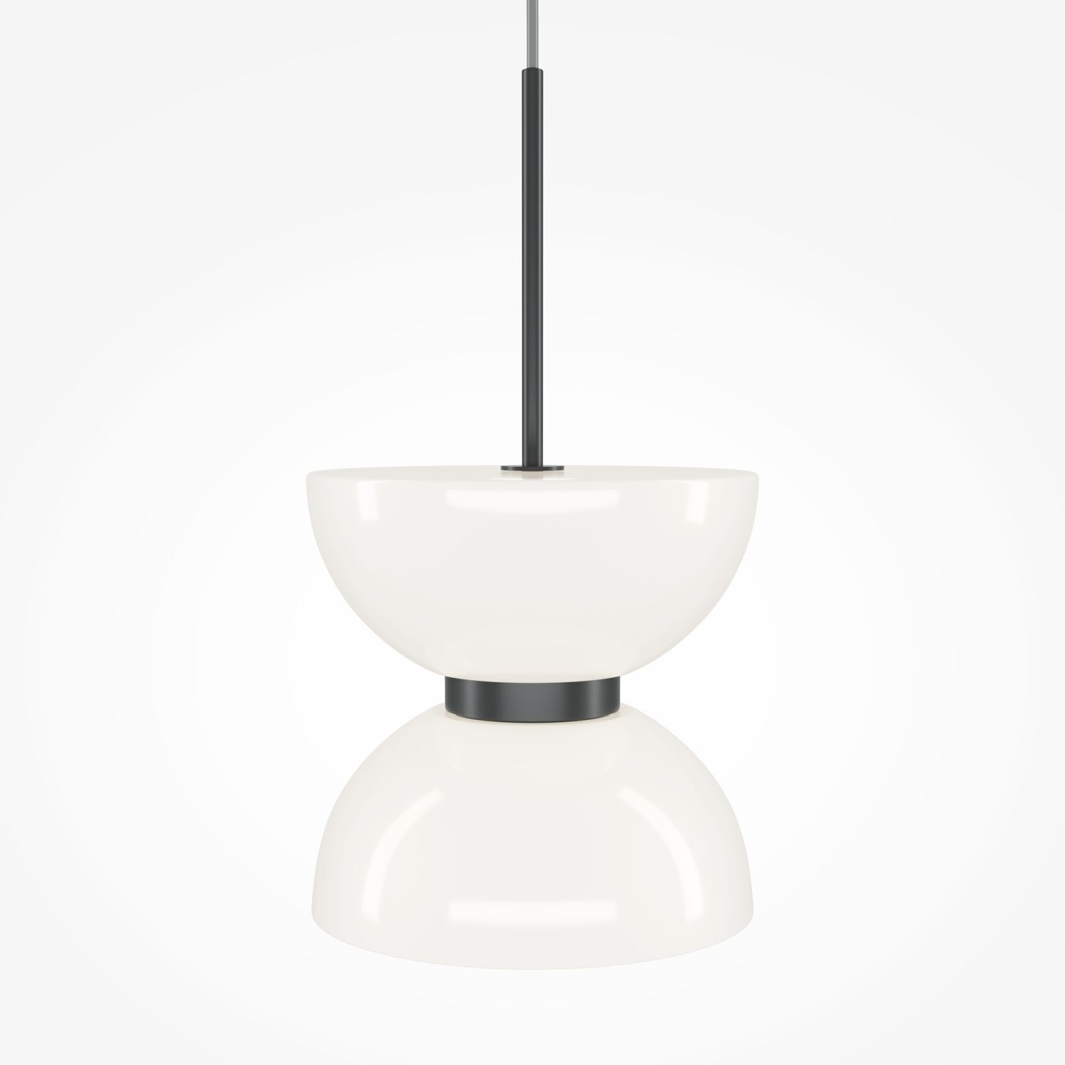 Suspension métal verre LED Ø 22 cm H : max. 350 cm