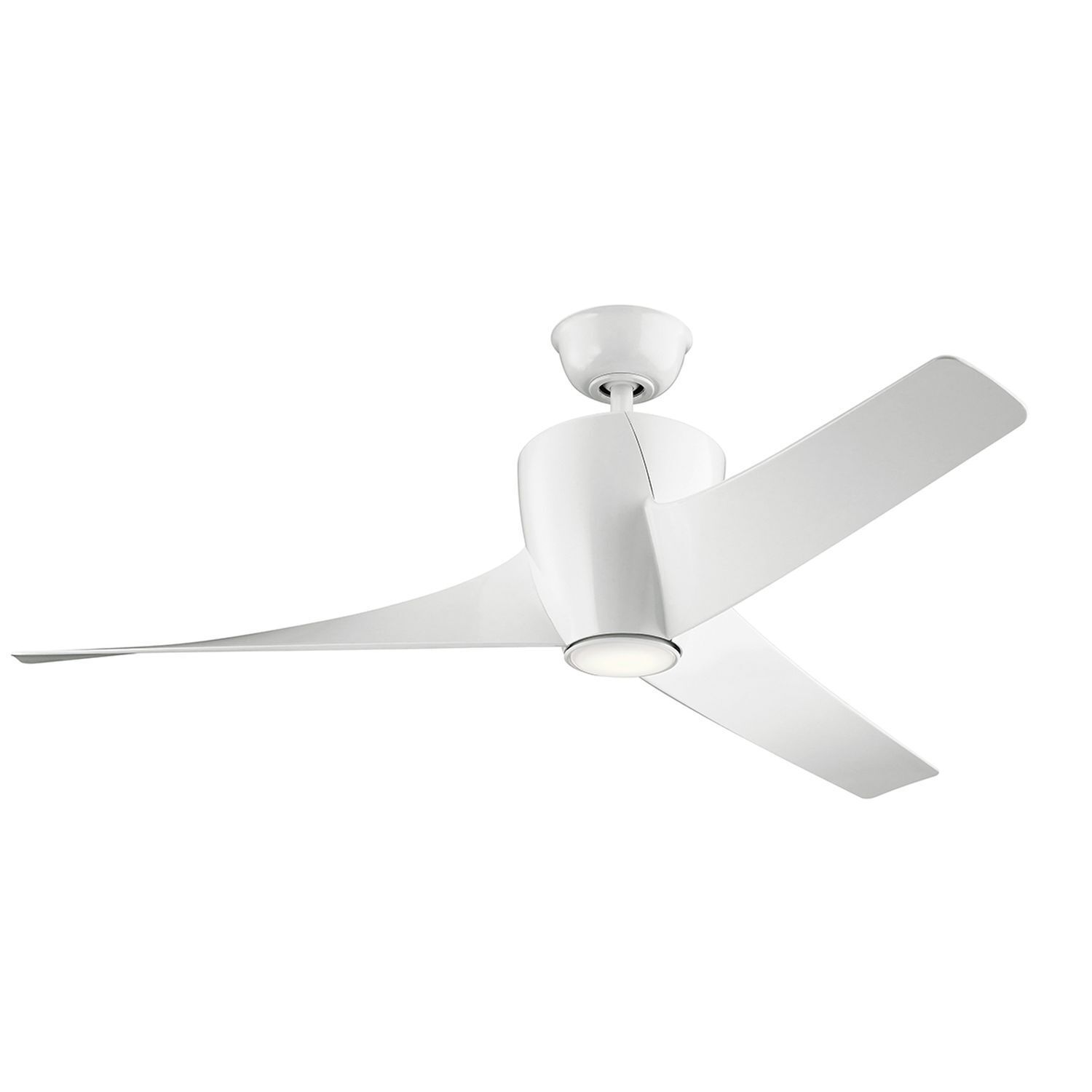 Ventilateur de plafond blanc avec éclairage LED dimmable Ø142cm