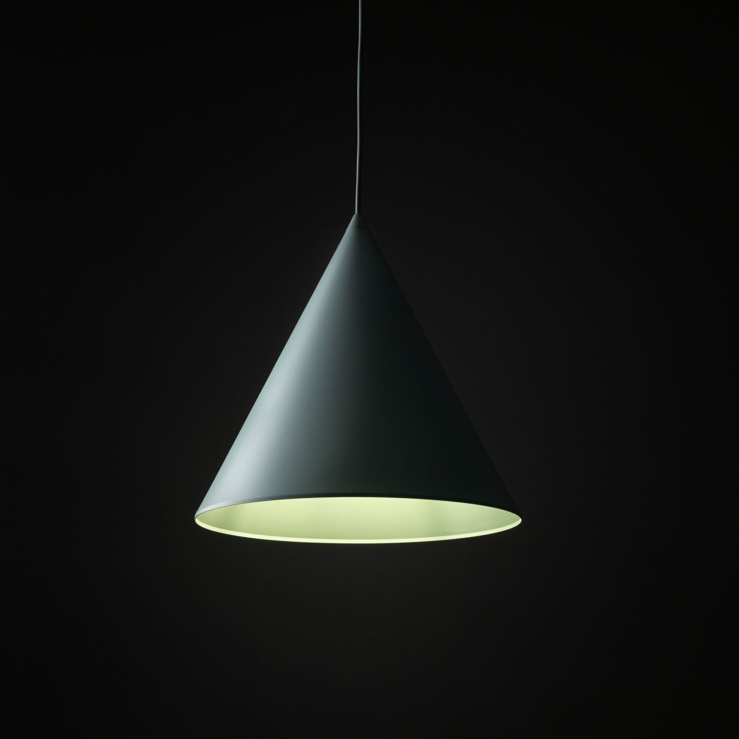 Lampe à suspendre métal Ø 32 cm H : max. 165 cm Menthe E27 Retro Beleuchtung, Lampe, Lampenschirm