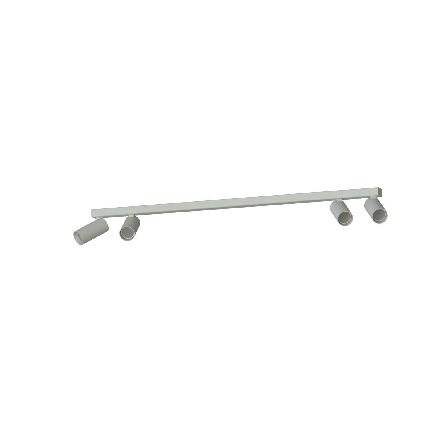Spot de plafond orientable gris soie métal 90,5 cm GU10