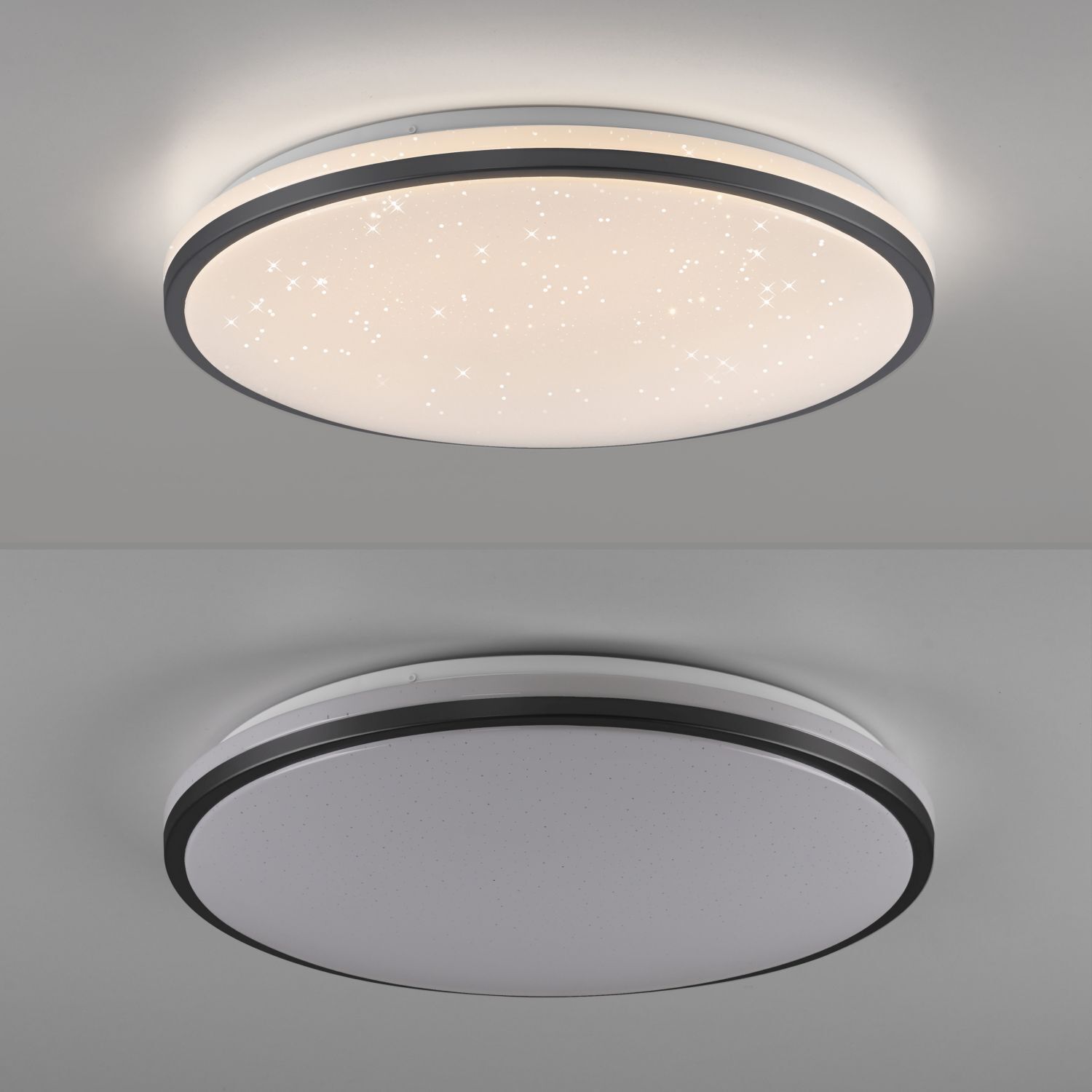Lampe de plafonnier LED romantique Ciel de nuit noir à intensité variable