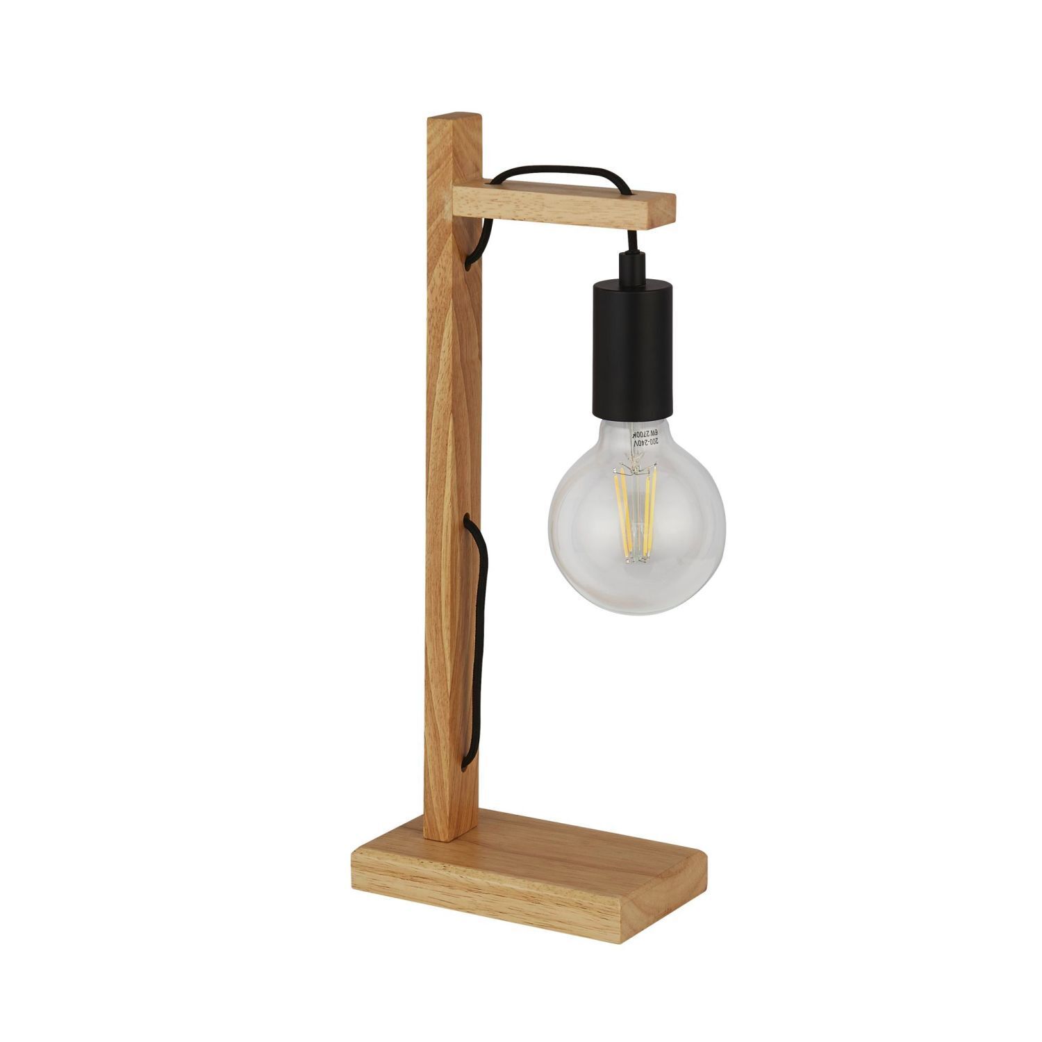 Lampe pour chambre d'enfant Table Nature Noir E27 42,5 cm