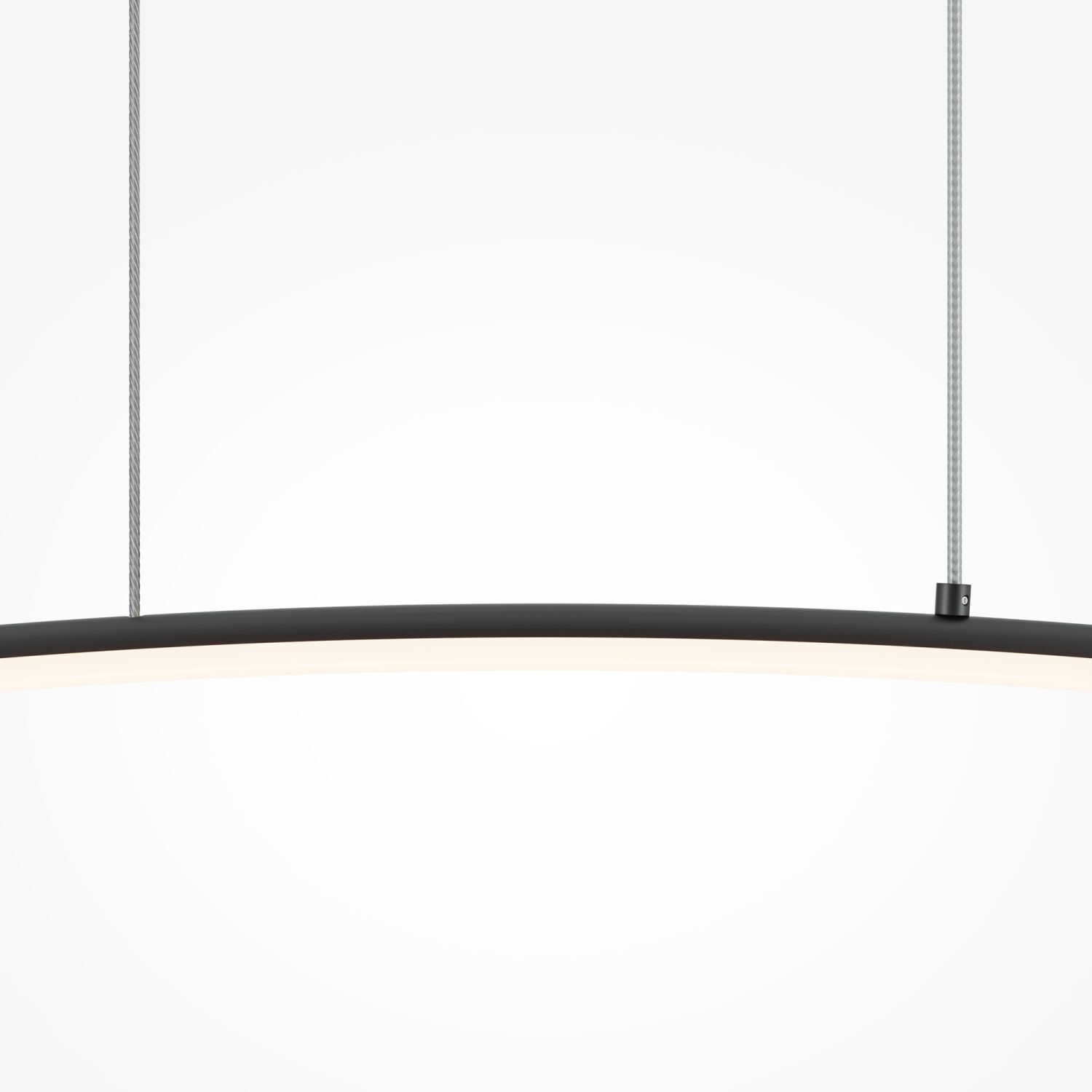 Suspension LED métal H : max. 305,7 cm noir 800 lm